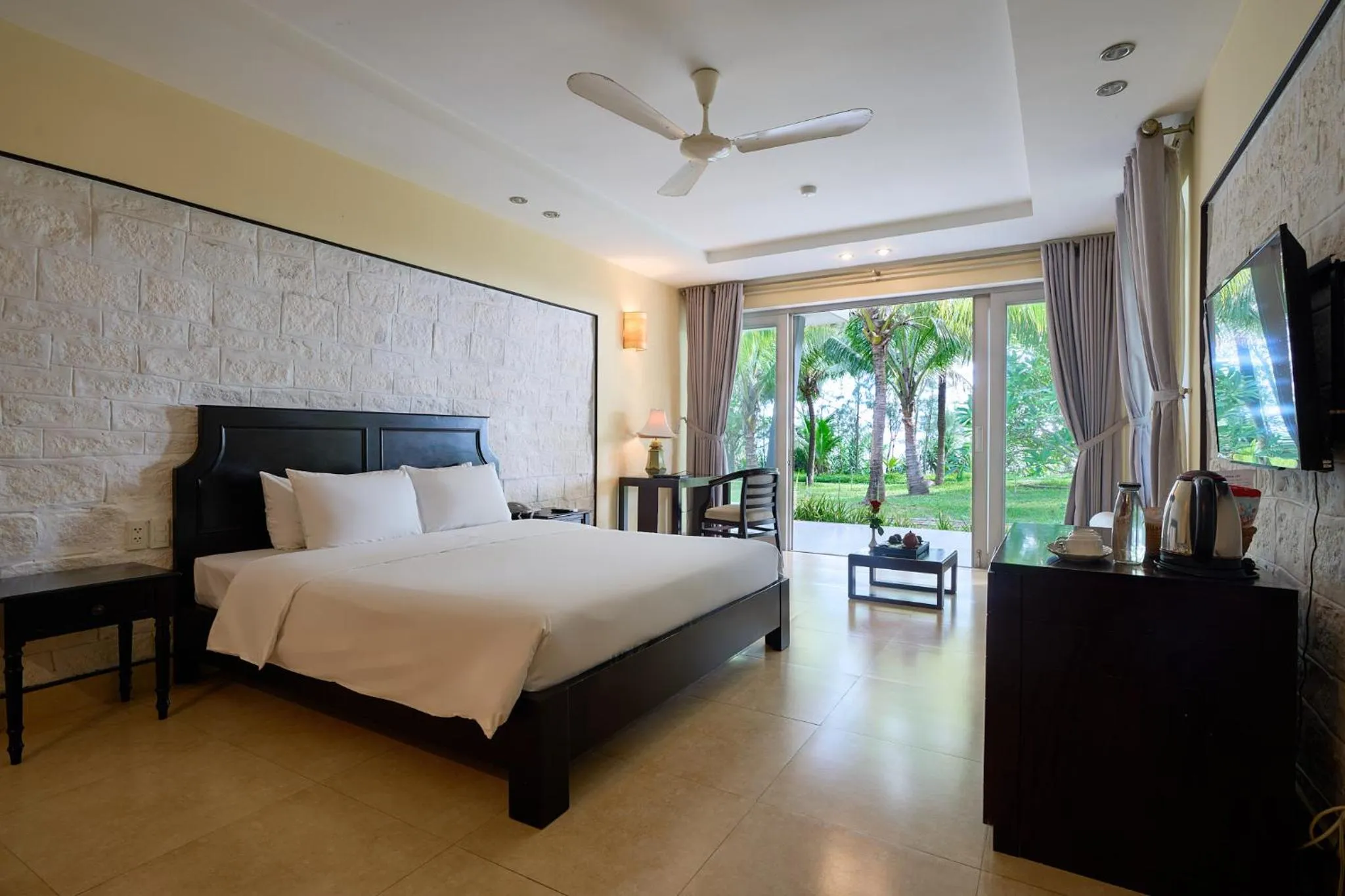 Bed in Lang Co Beach Resort