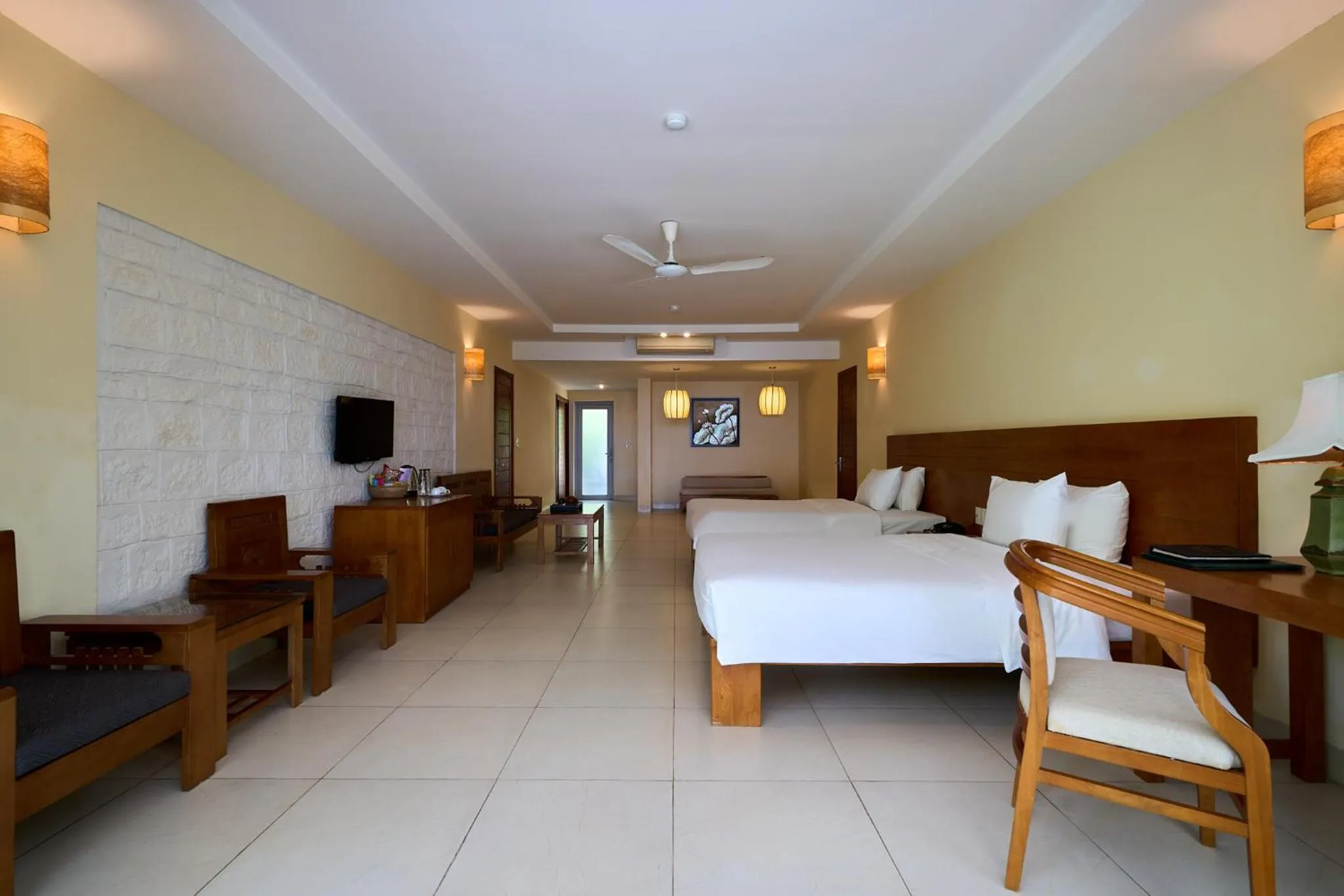 Communal lounge/ TV room in Lang Co Beach Resort