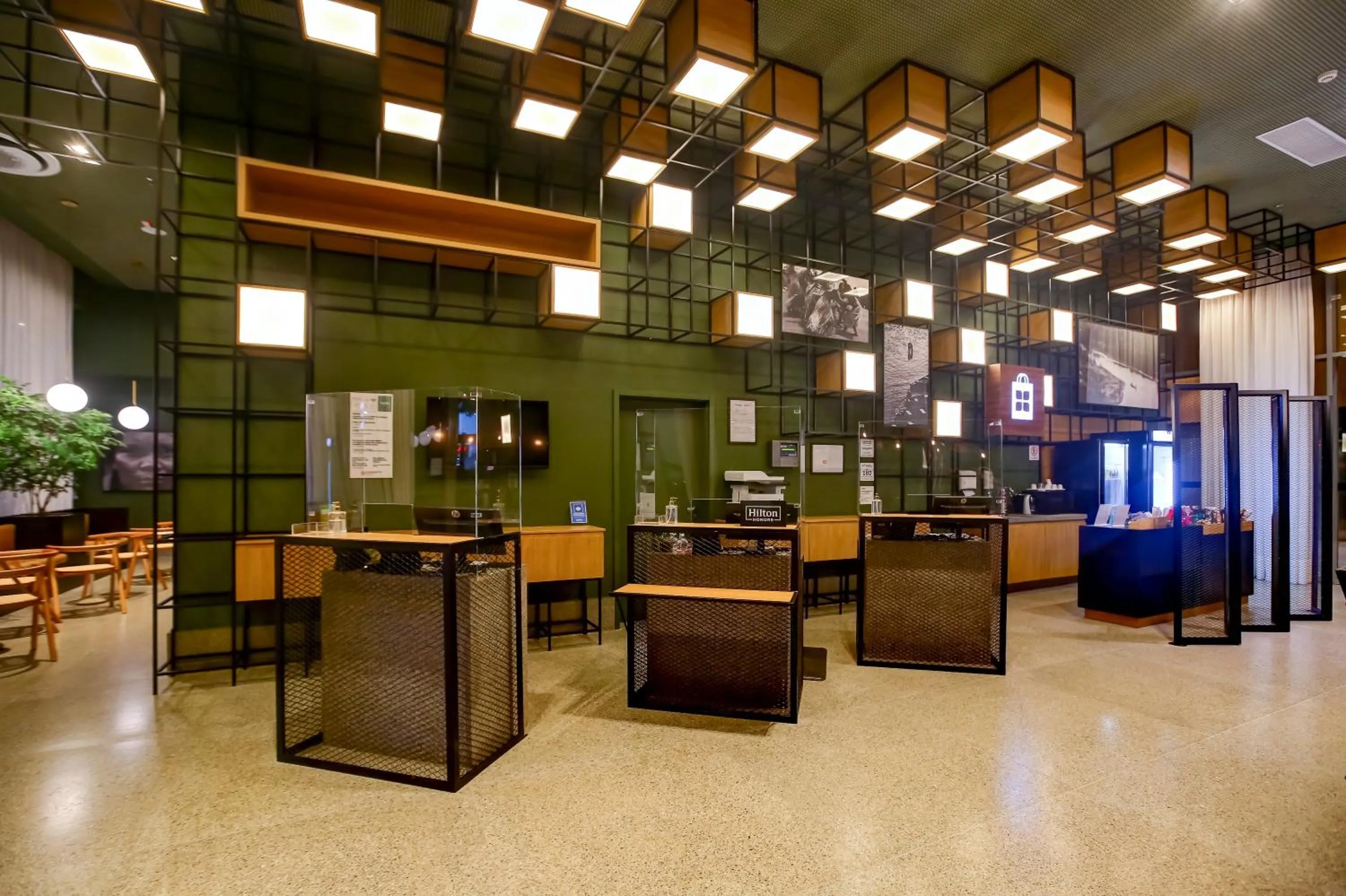 Lobby or reception in Hilton Garden Inn Rebouças