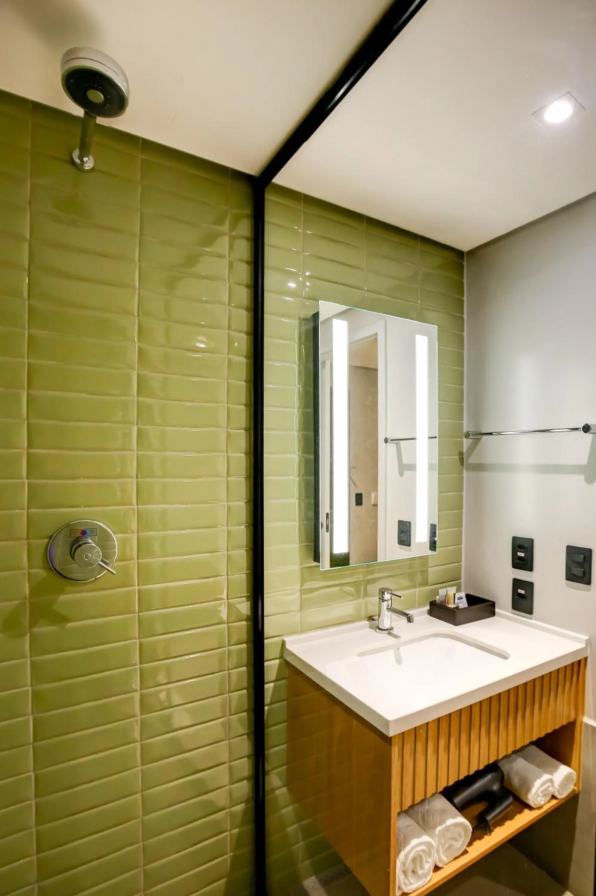 Bathroom in Hilton Garden Inn Rebouças