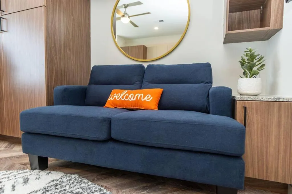 Seating area in Yugo Guest Suites