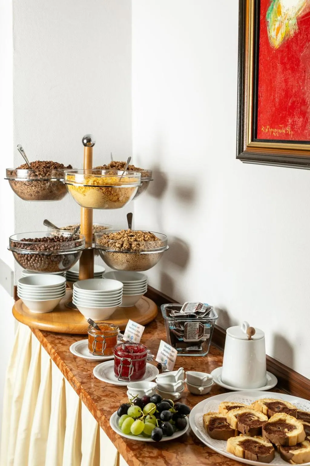 Breakfast in Ametyst Hotel Praha