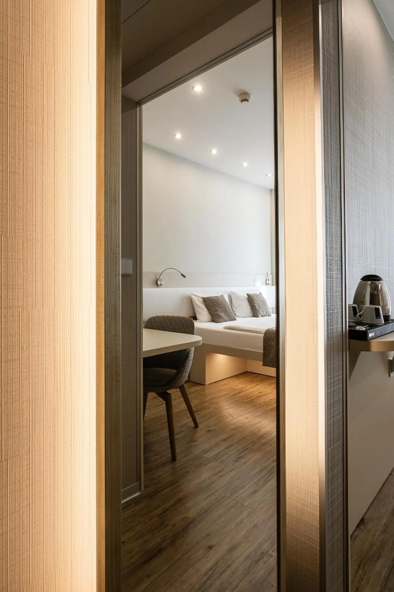 Bed in Ametyst Hotel Praha