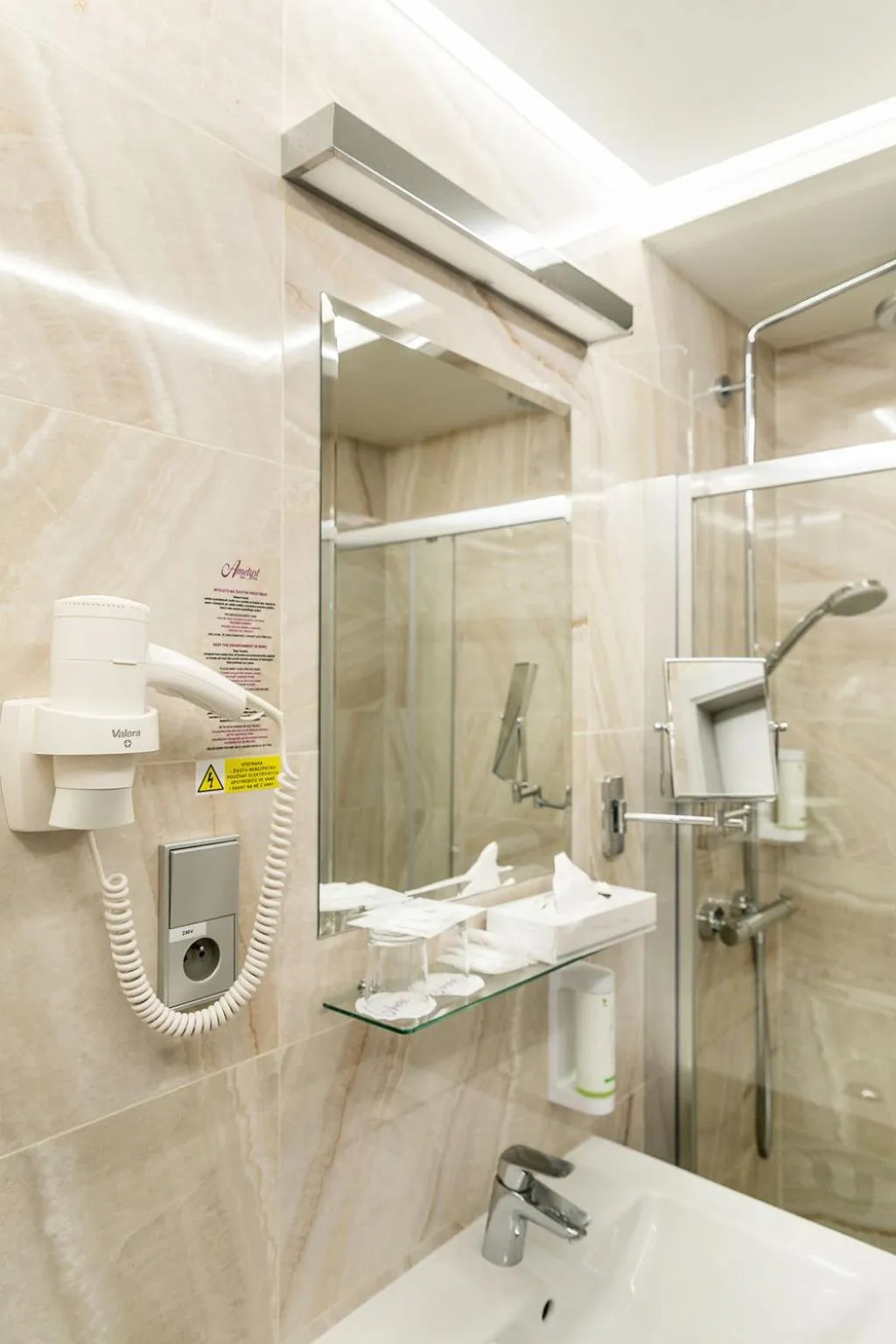 Bathroom in Ametyst Hotel Praha