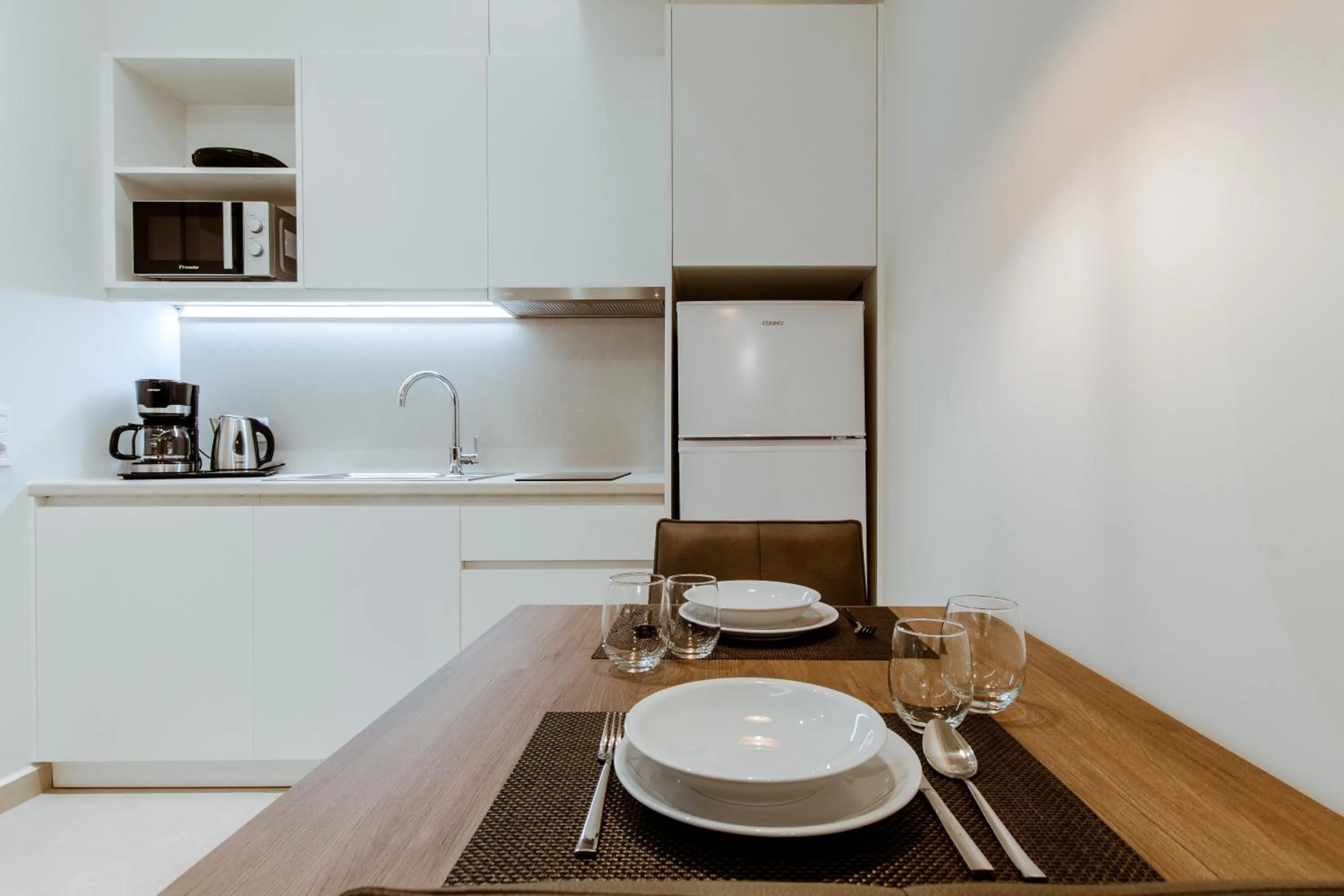 Kitchen or kitchenette in ANTEL Suites & Apartments
