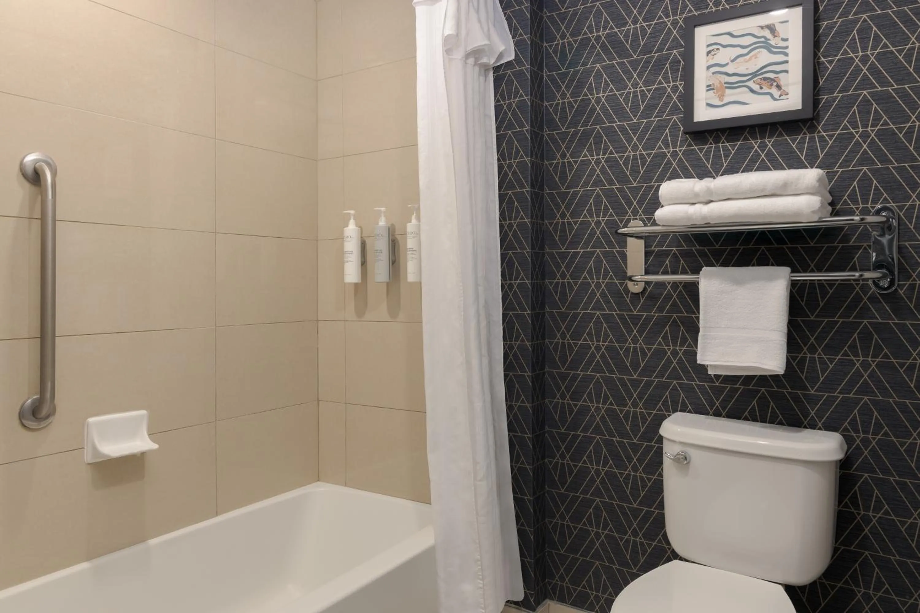 Bathroom in Homewood Suites by Hilton Toronto-Ajax