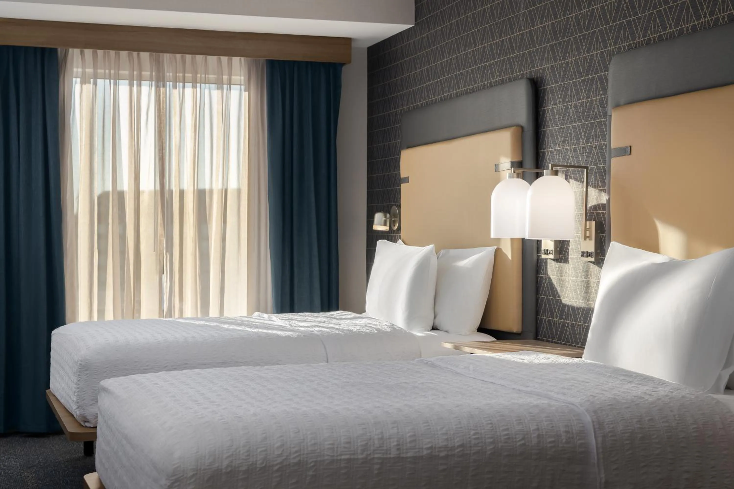 Bed in Homewood Suites by Hilton Toronto-Ajax