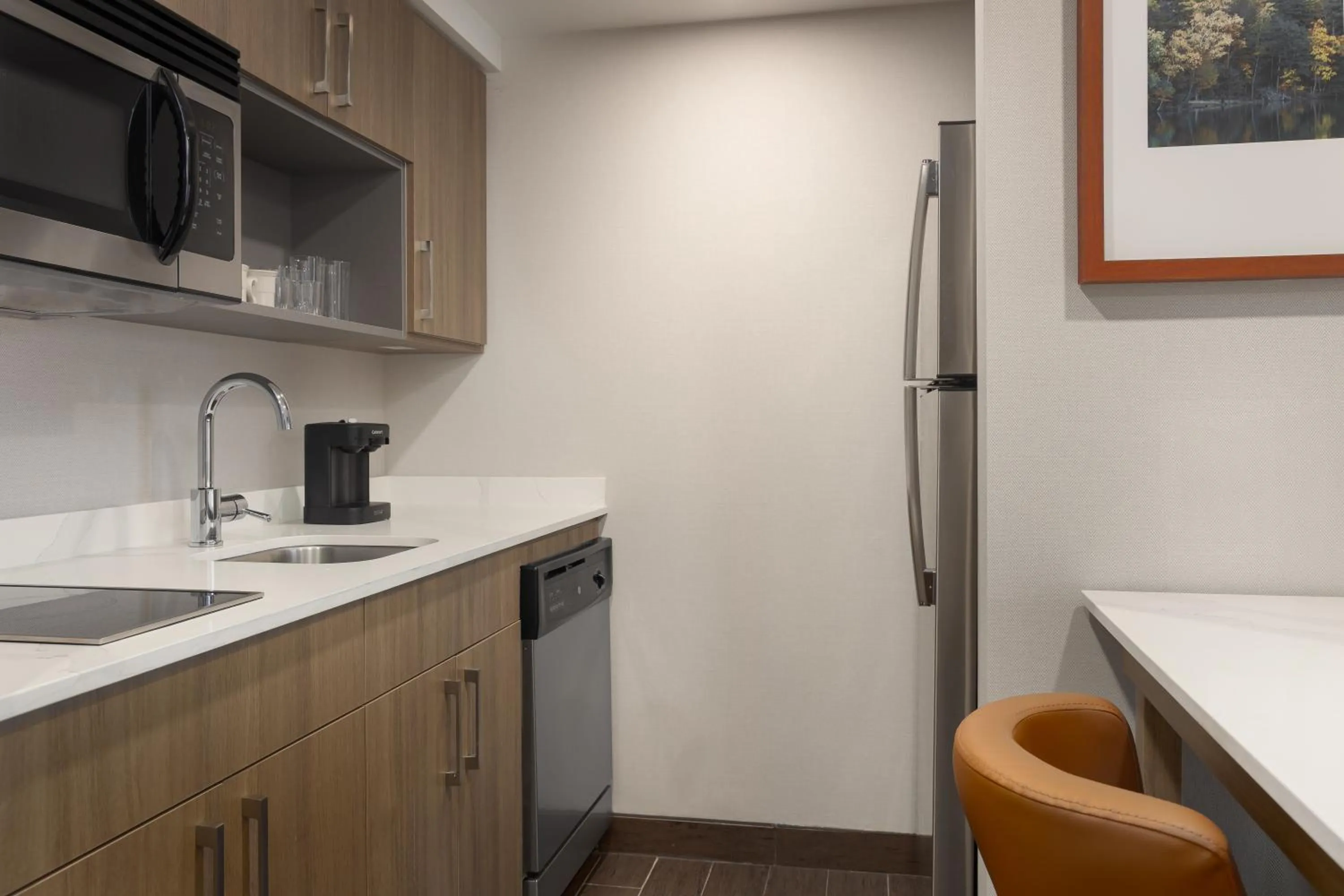 kitchen in Homewood Suites by Hilton Toronto-Ajax