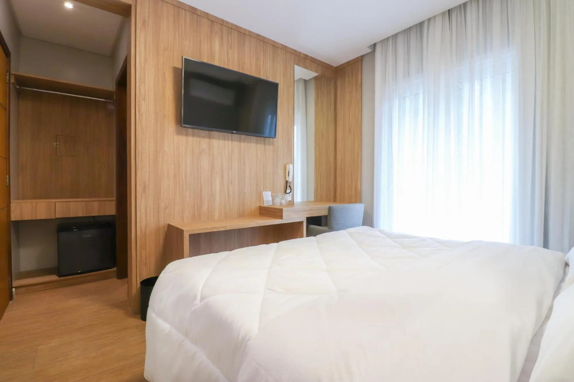 Bed in Pousada Bella Viena