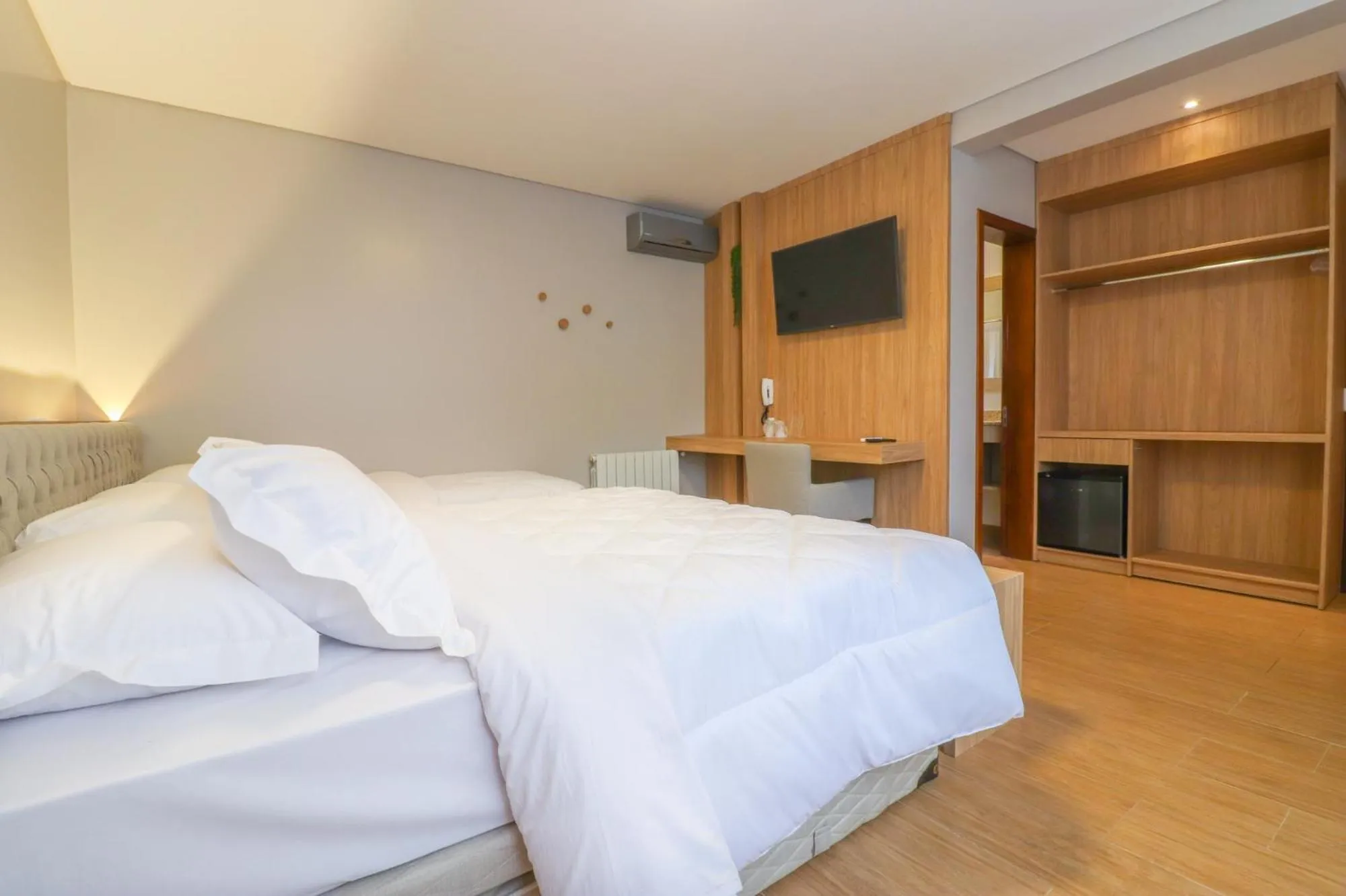 Bed in Pousada Bella Viena