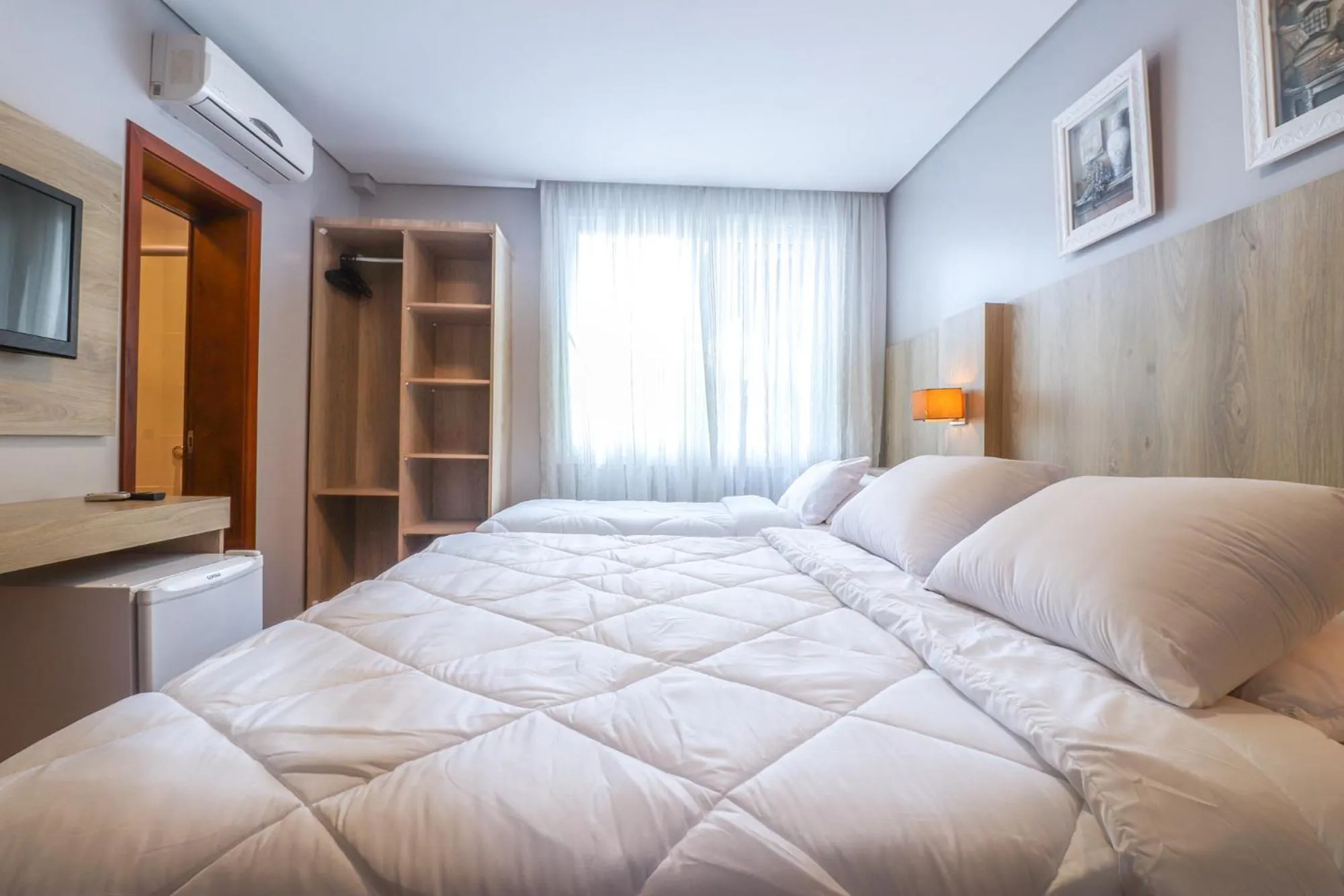 Bed in Pousada Bella Viena