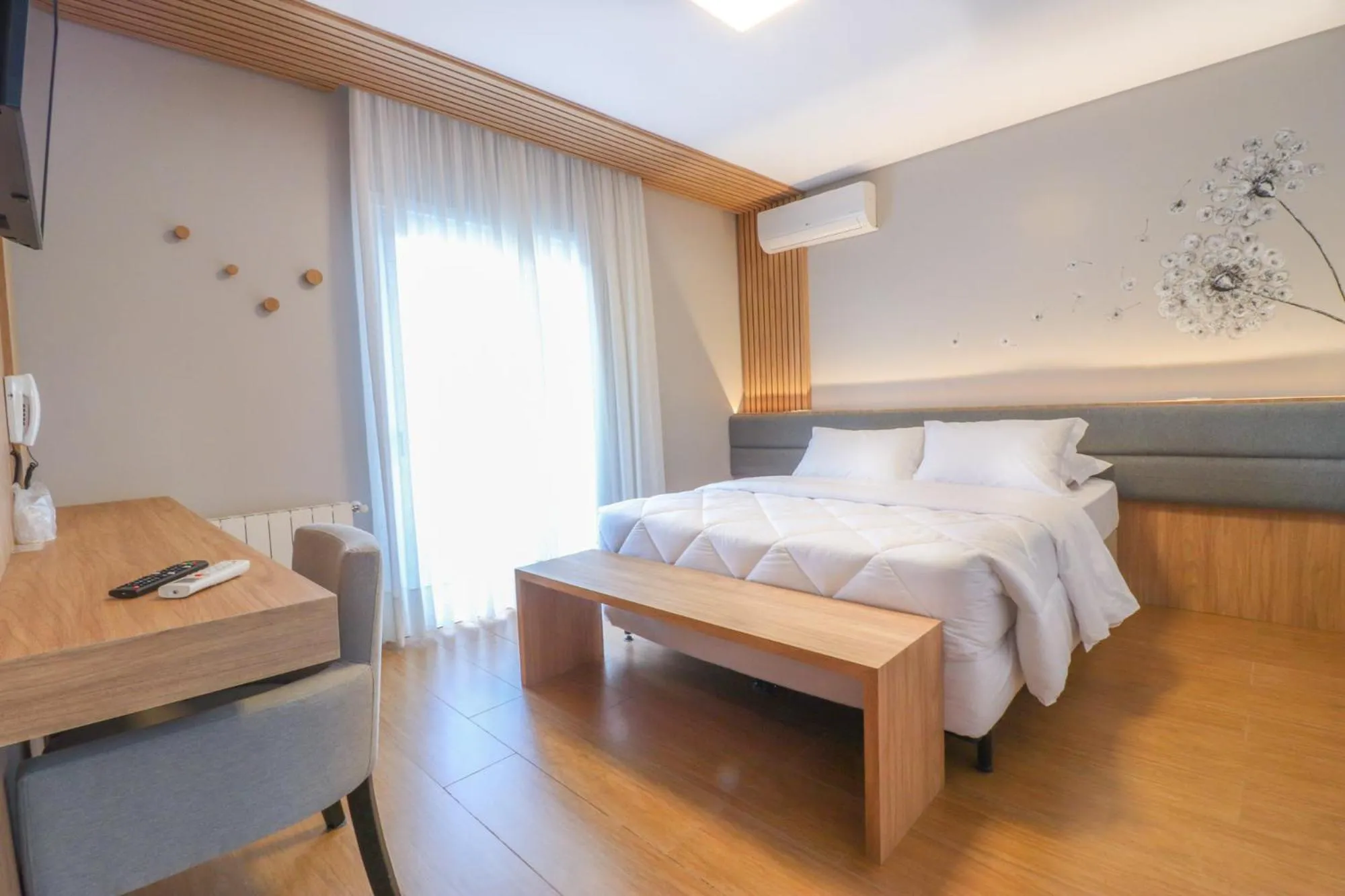 Bed in Pousada Bella Viena