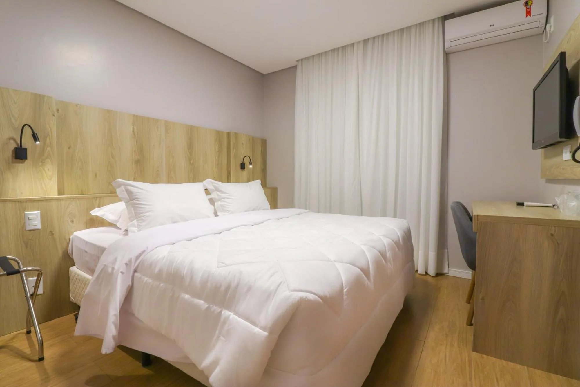 Bed in Pousada Bella Viena