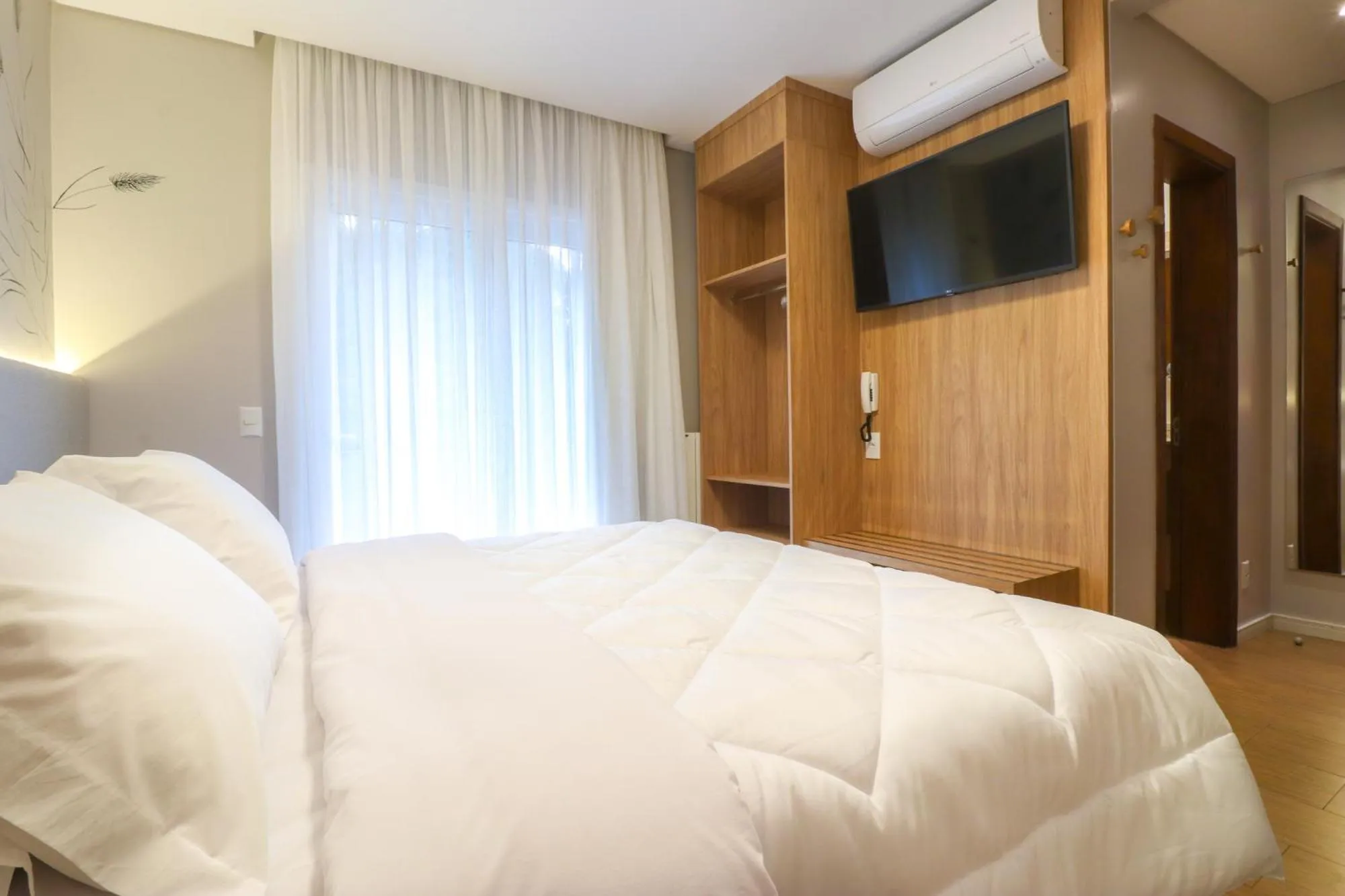 Bed in Pousada Bella Viena