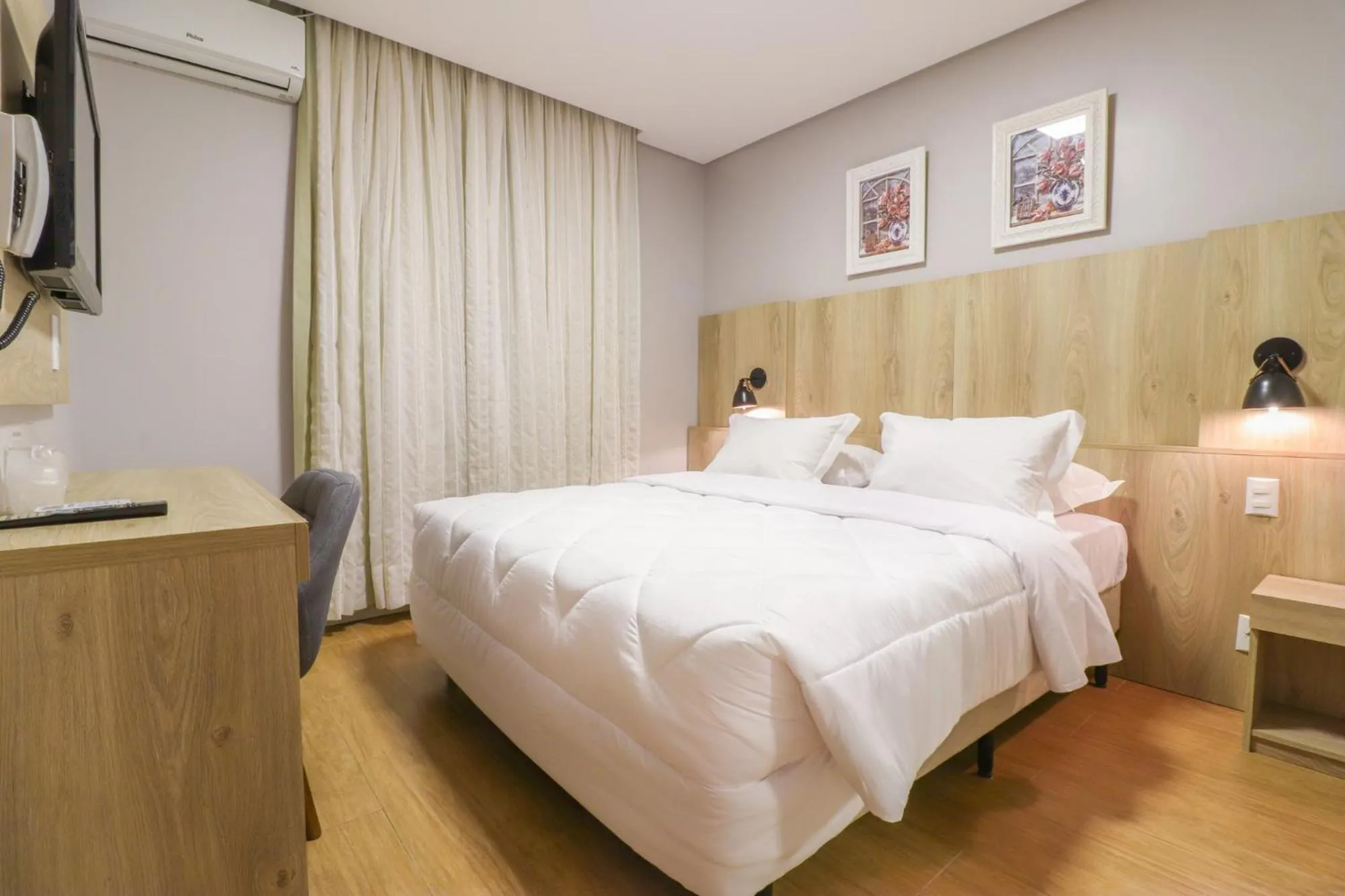 Bed in Pousada Bella Viena