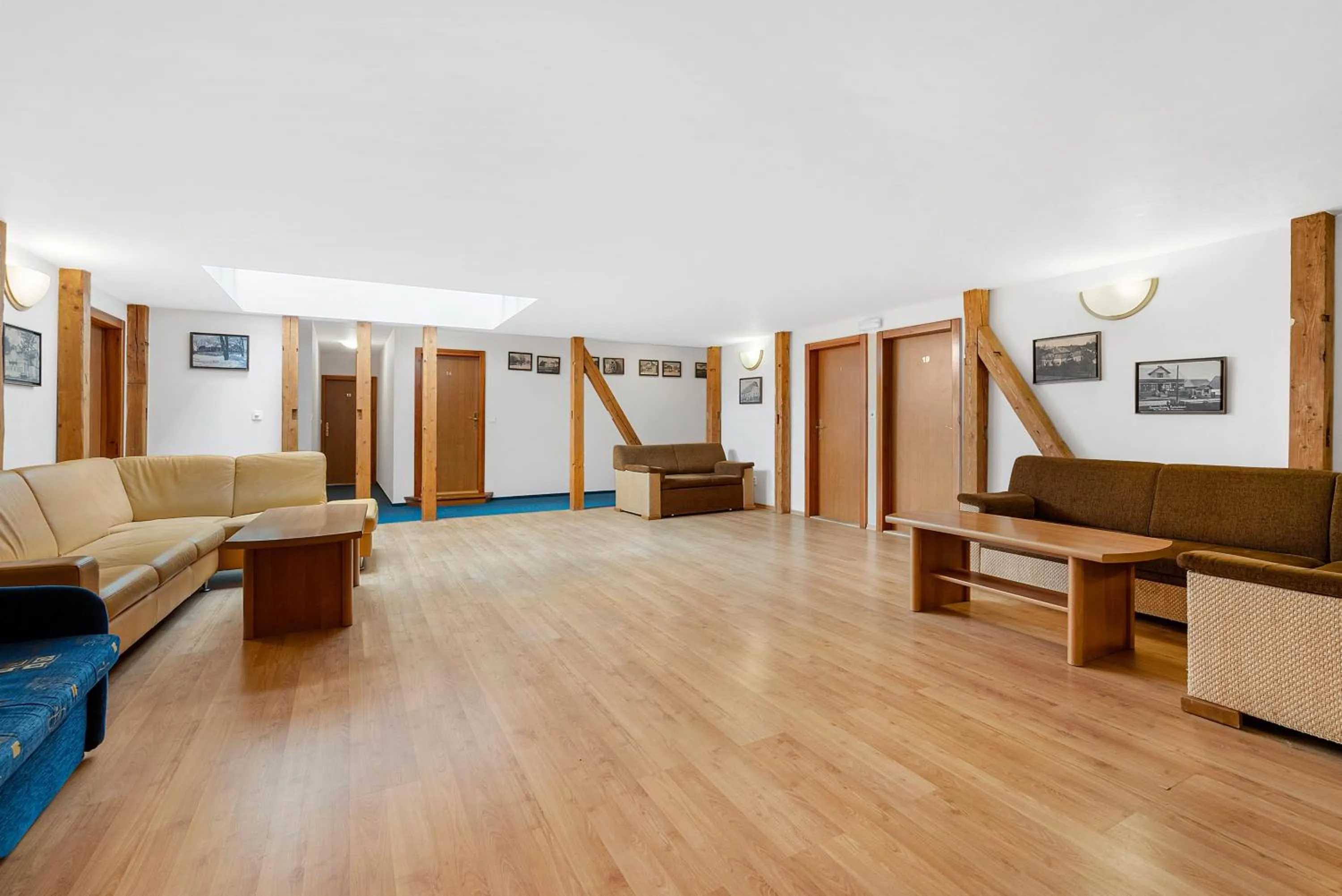 Seating area in Hotel Franz