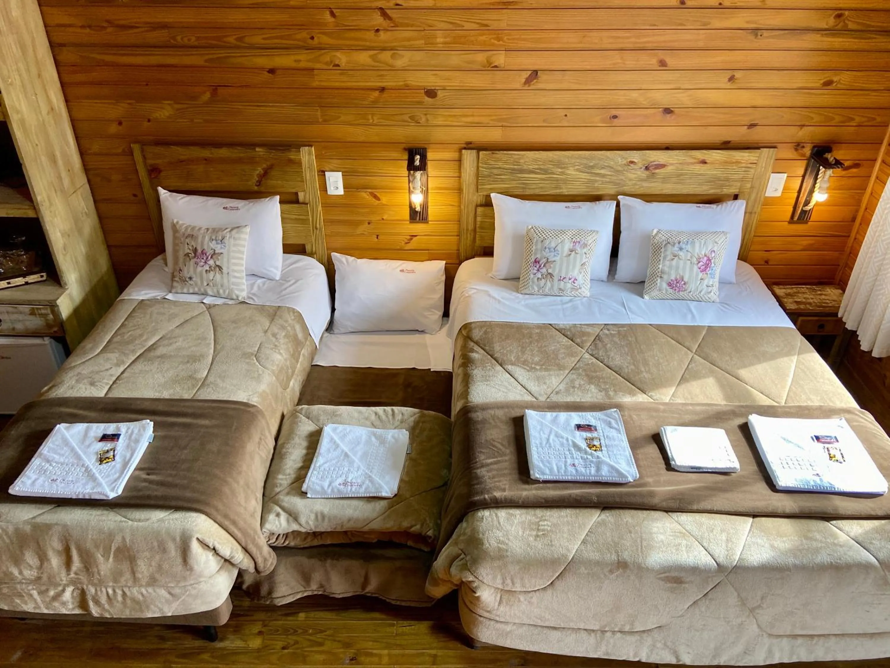 Bed in Pousada Costaneira