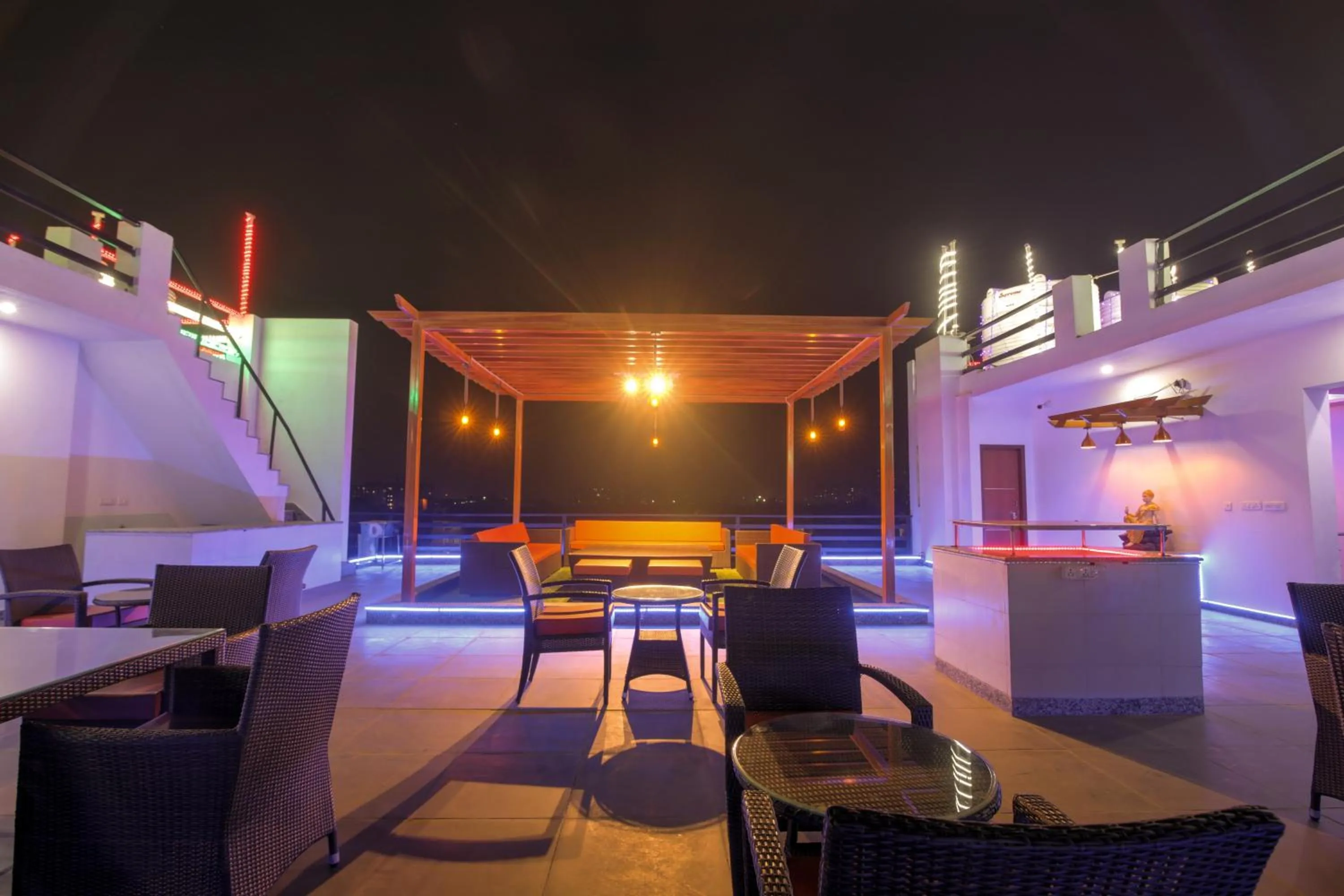 Patio in Twin Towers