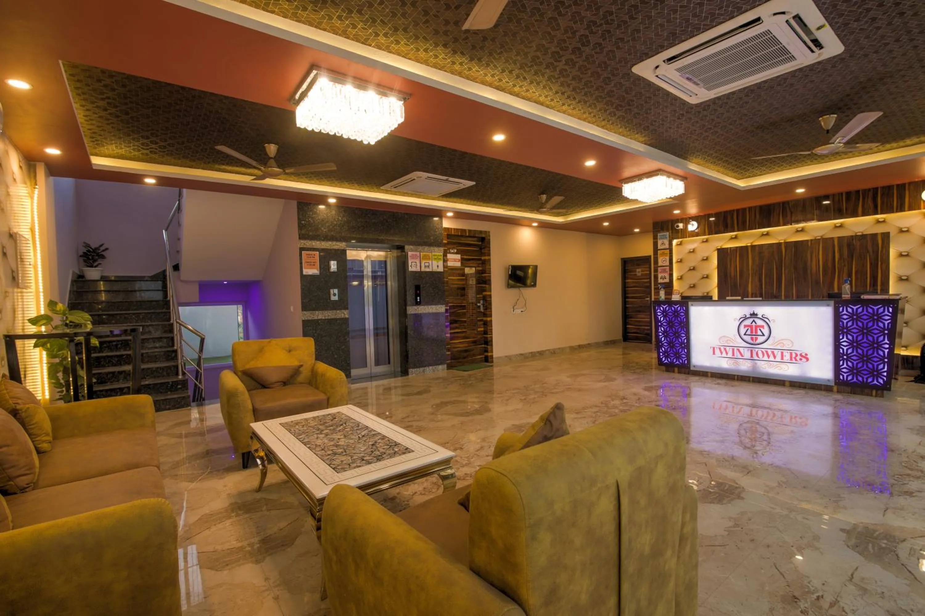 Lobby or reception in Twin Towers