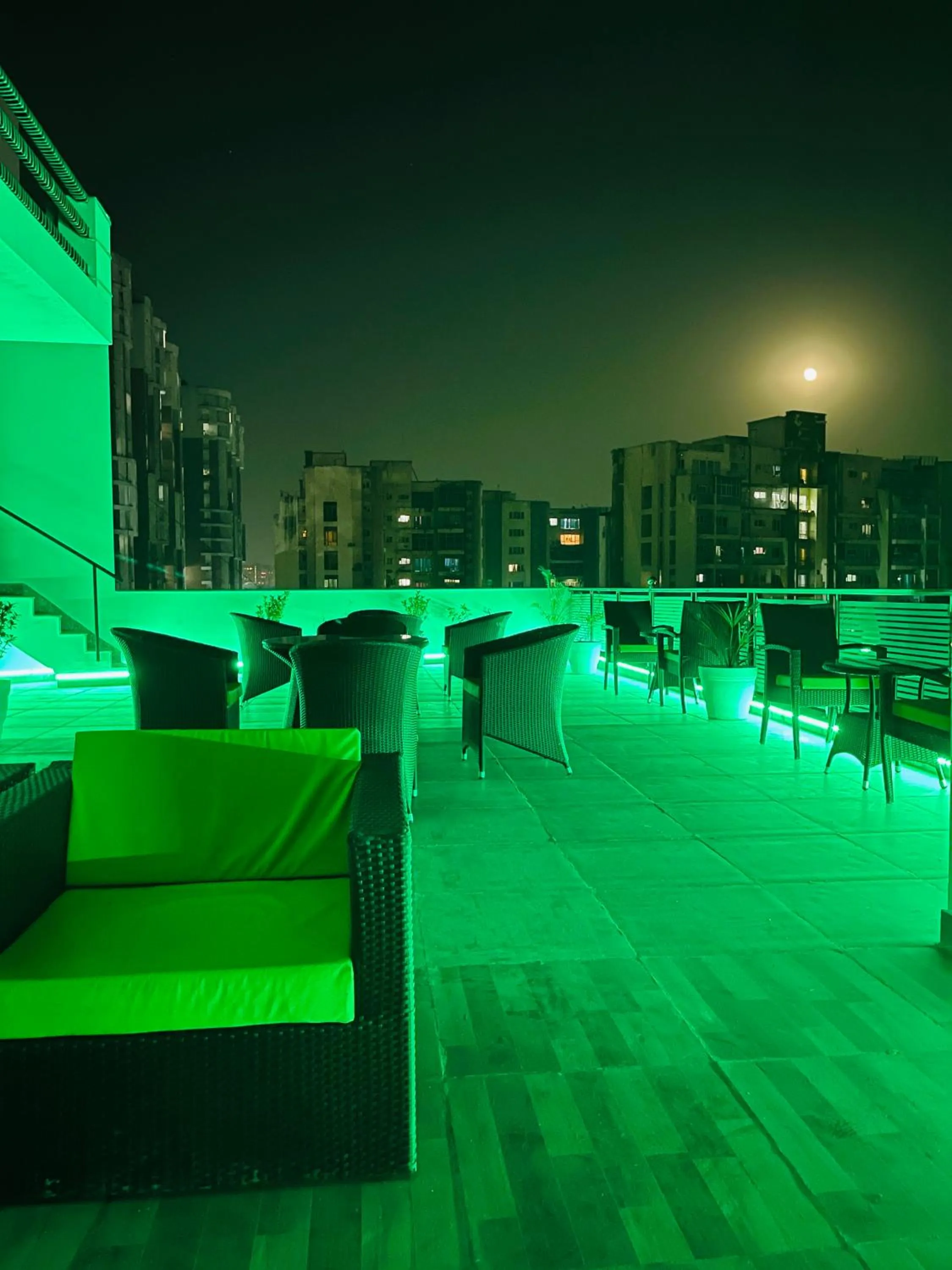 Patio in Twin Towers