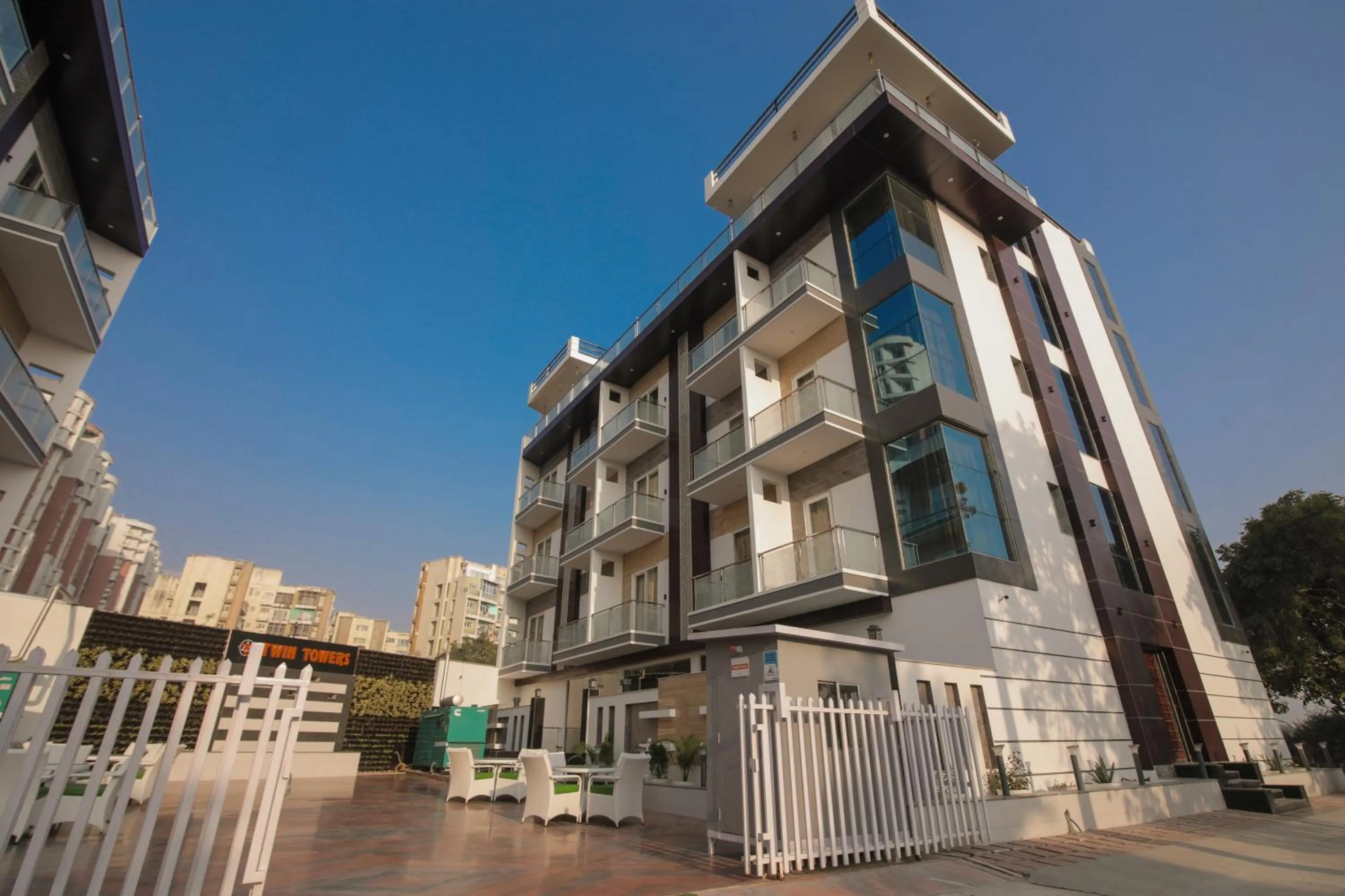 Property building in Twin Towers