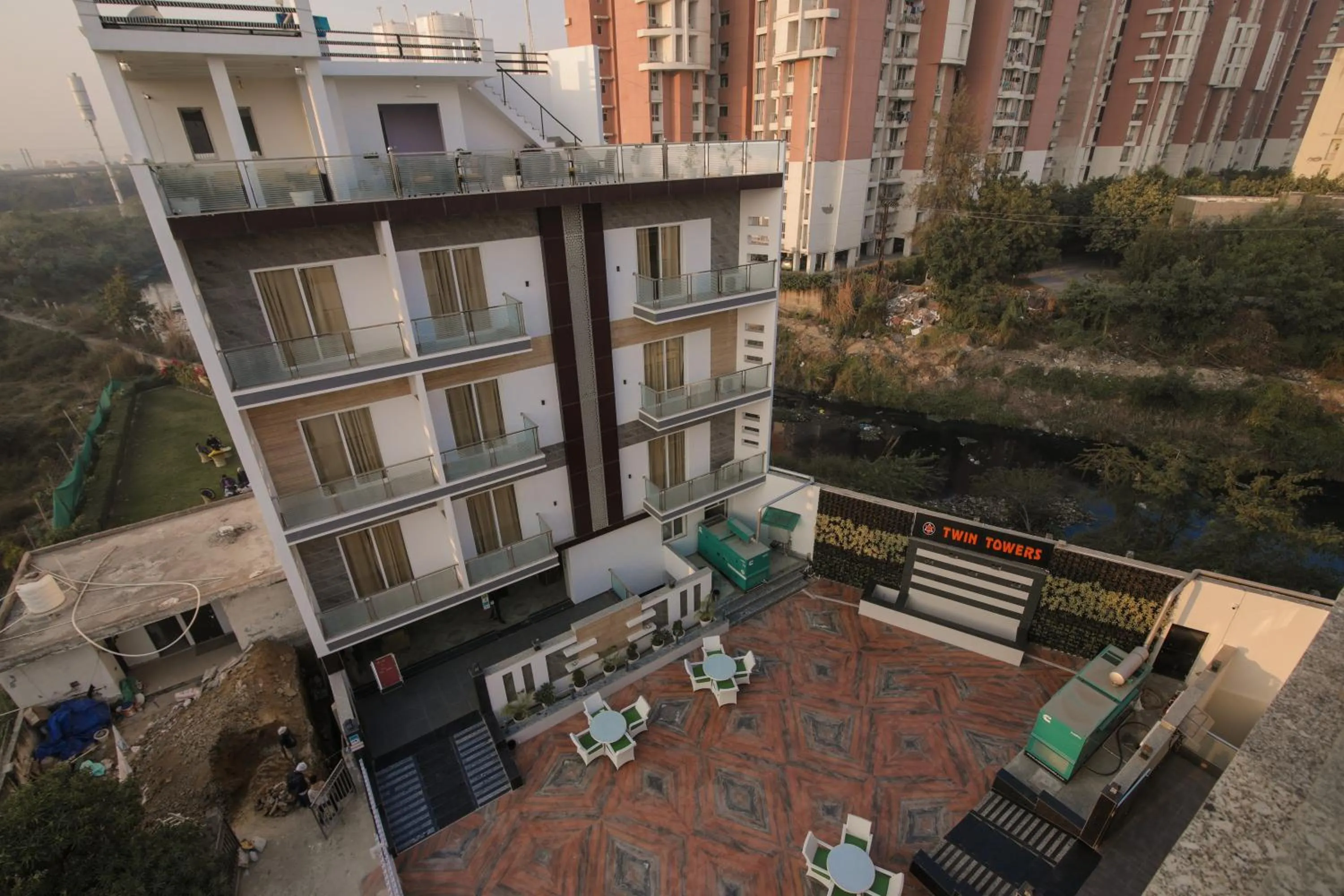 Street view in Twin Towers