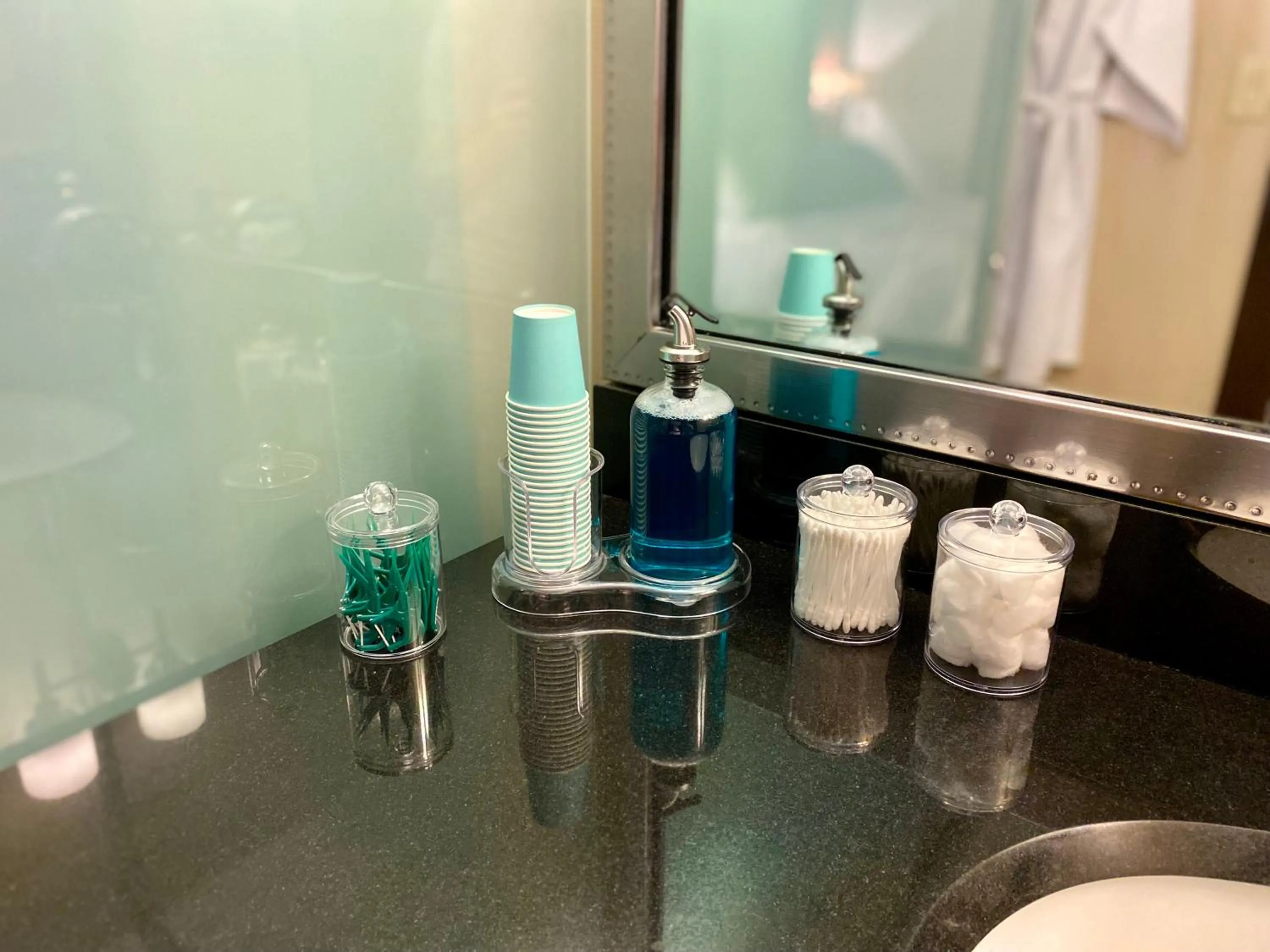 Bathroom in Boutique Suites 3 min walk to beach