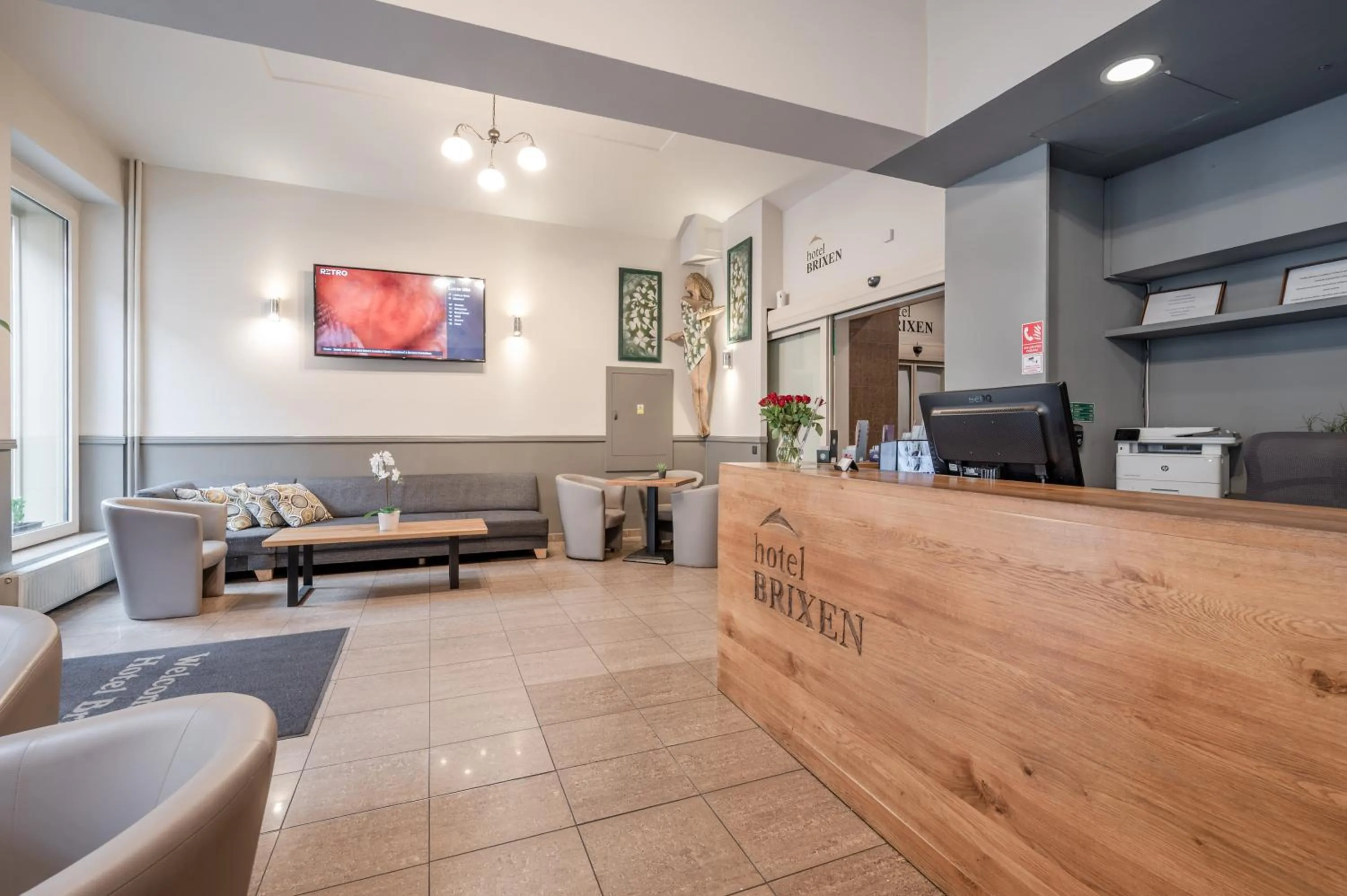 Lobby or reception in Hotel Brixen