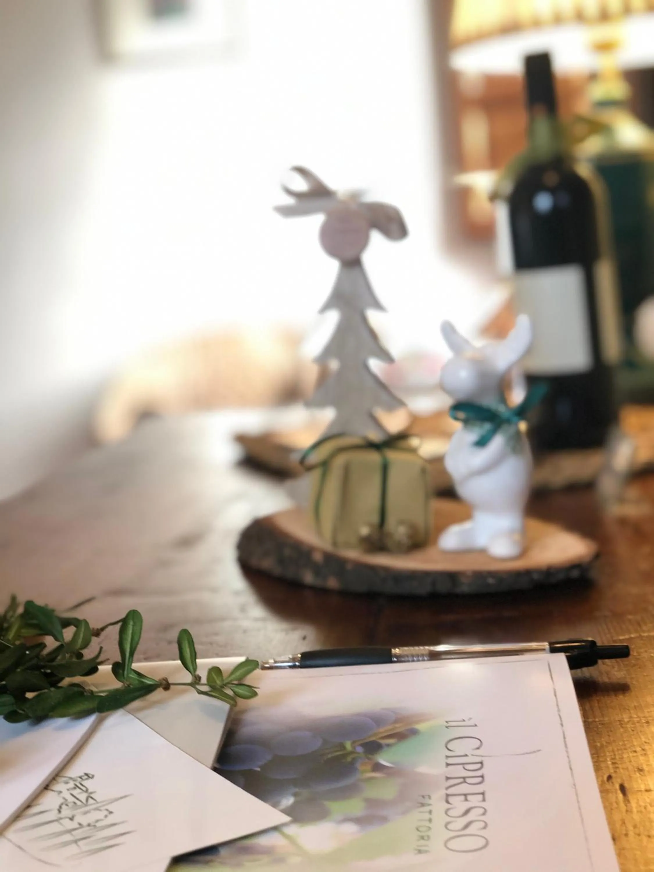 Decorative detail in La Cantina Relais - Fattoria Il Cipresso