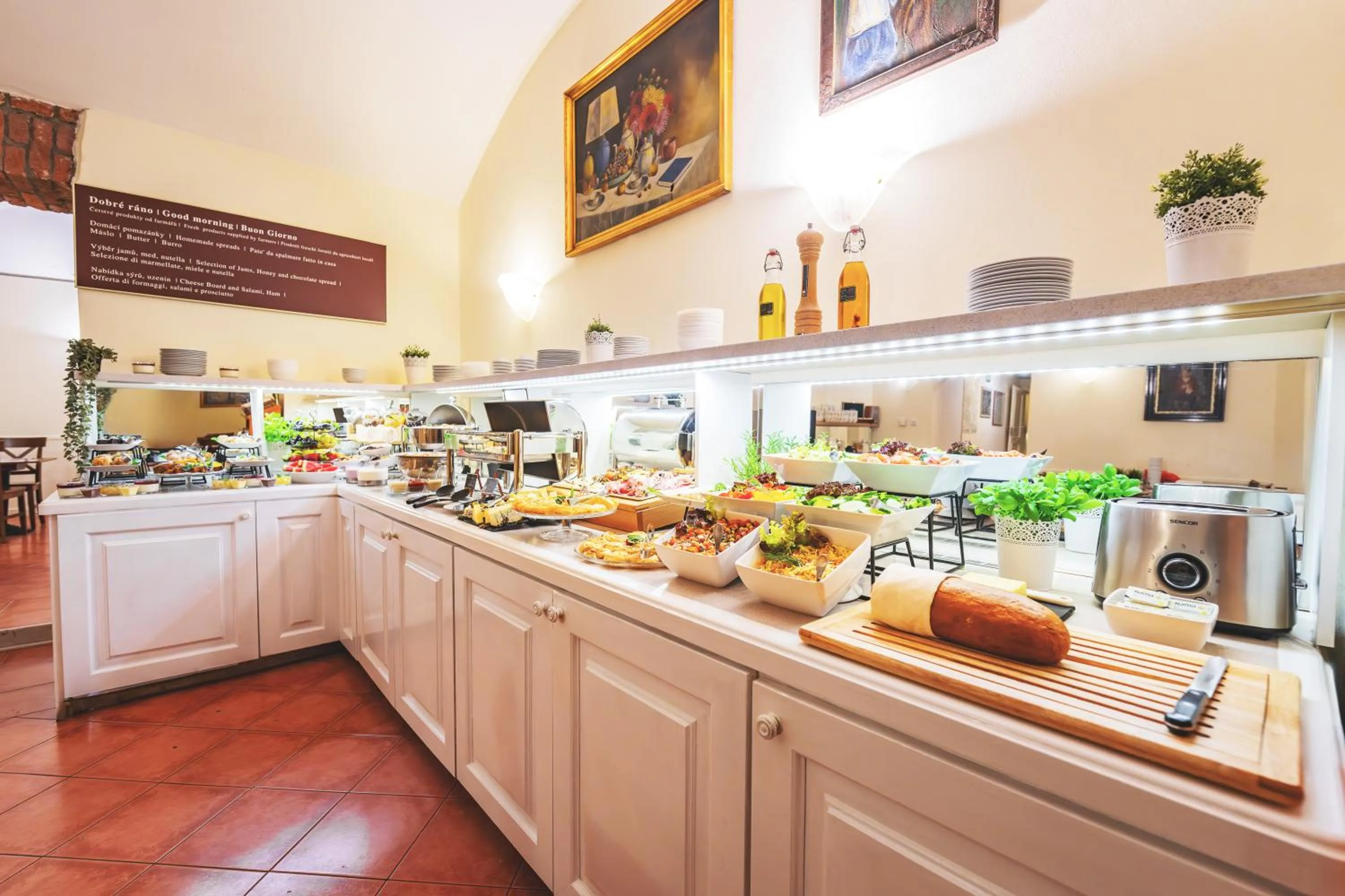 Buffet breakfast in Hotel St George - Czech Leading Hotels