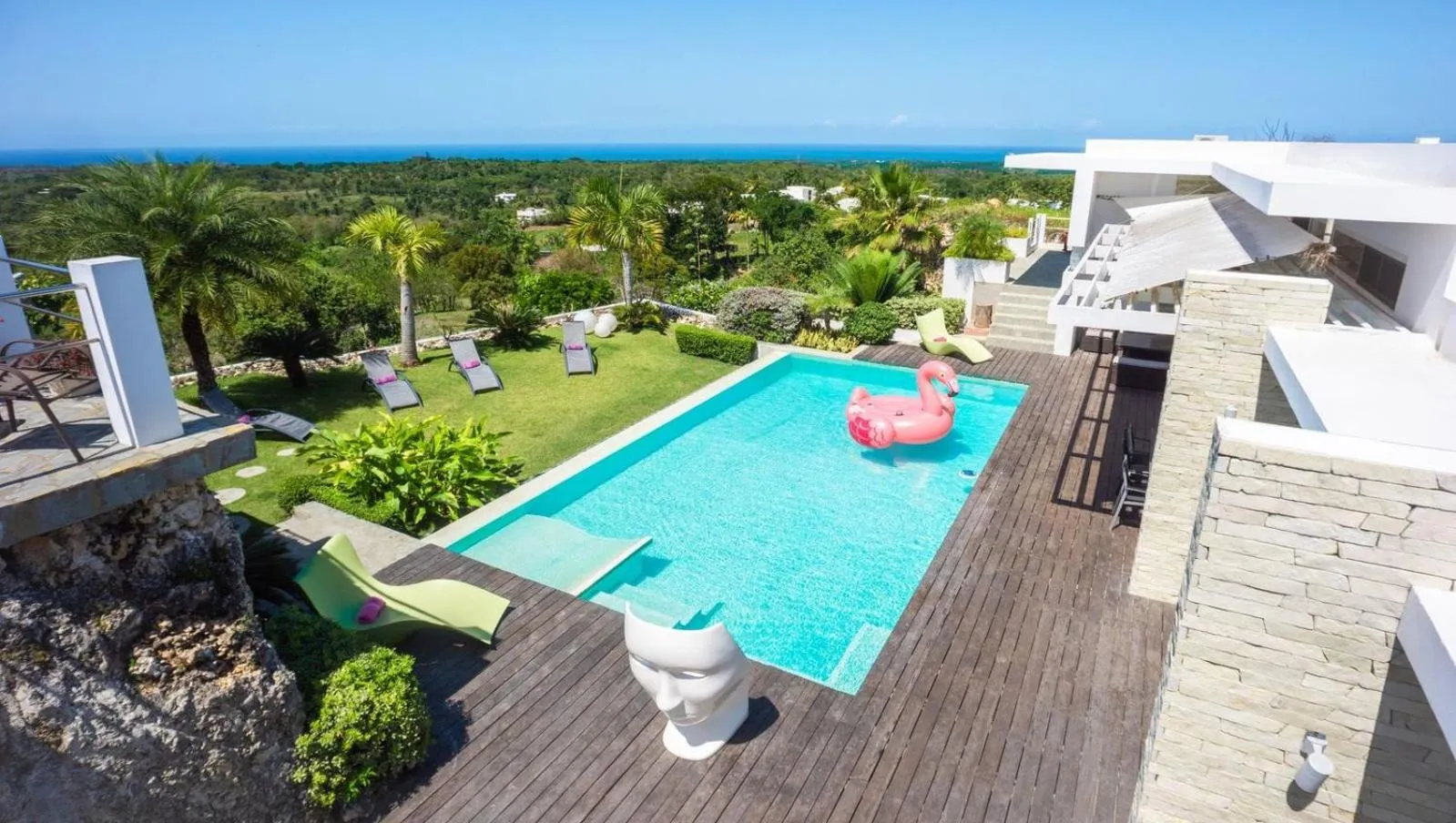 Pool view in Villas Agua Dulce