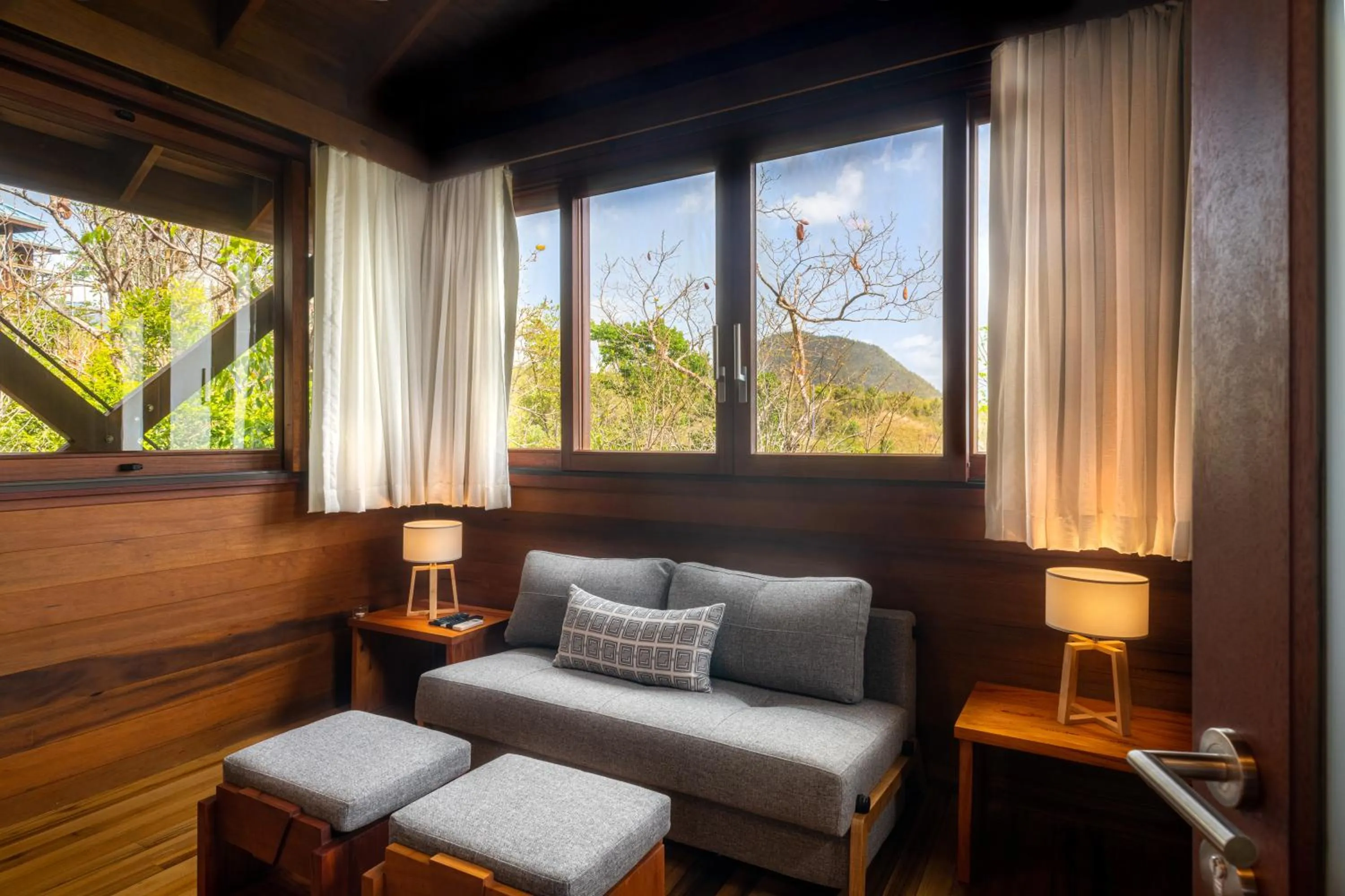 Seating area in Secret Bay