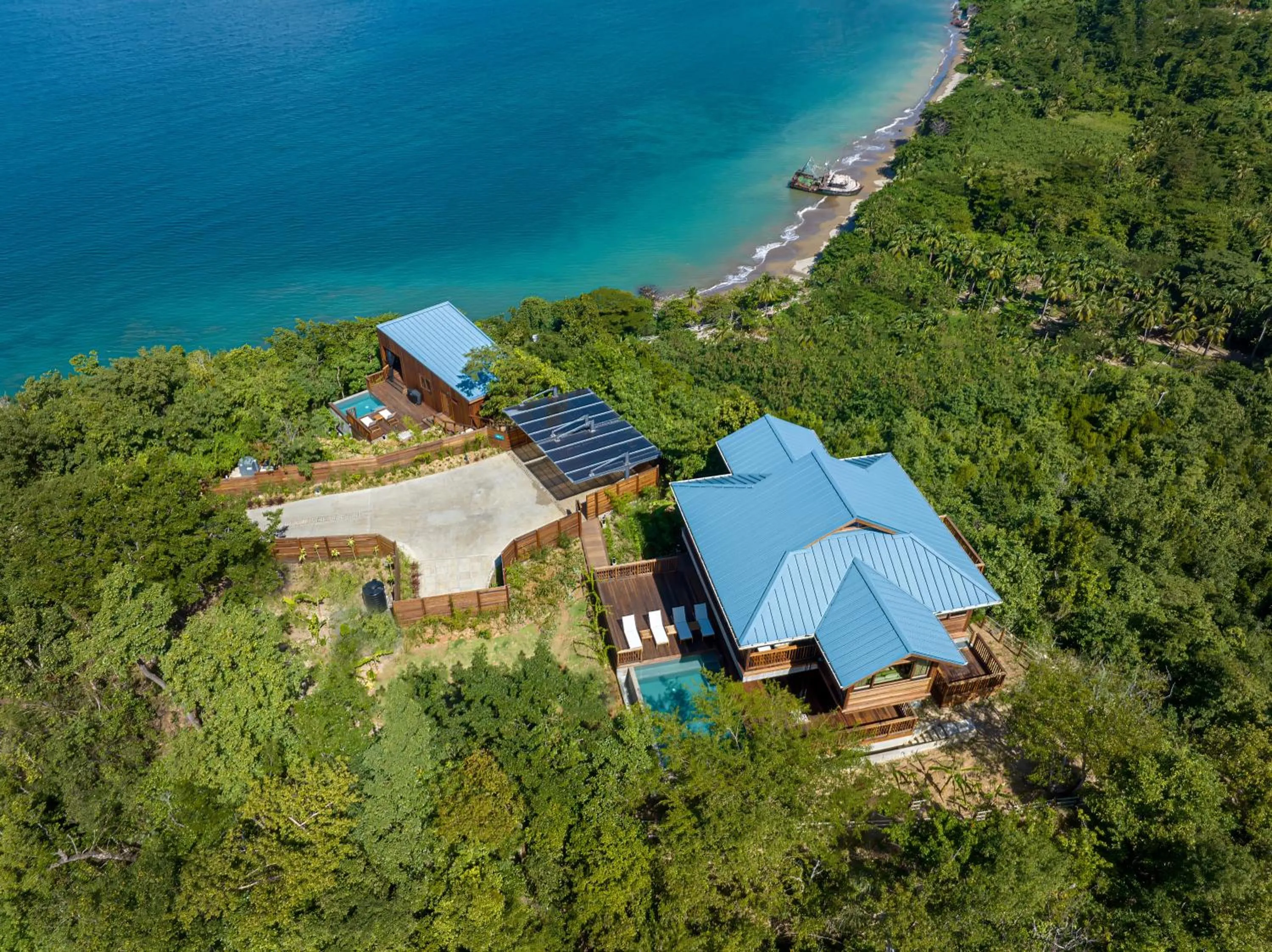 Bird's eye view in Secret Bay