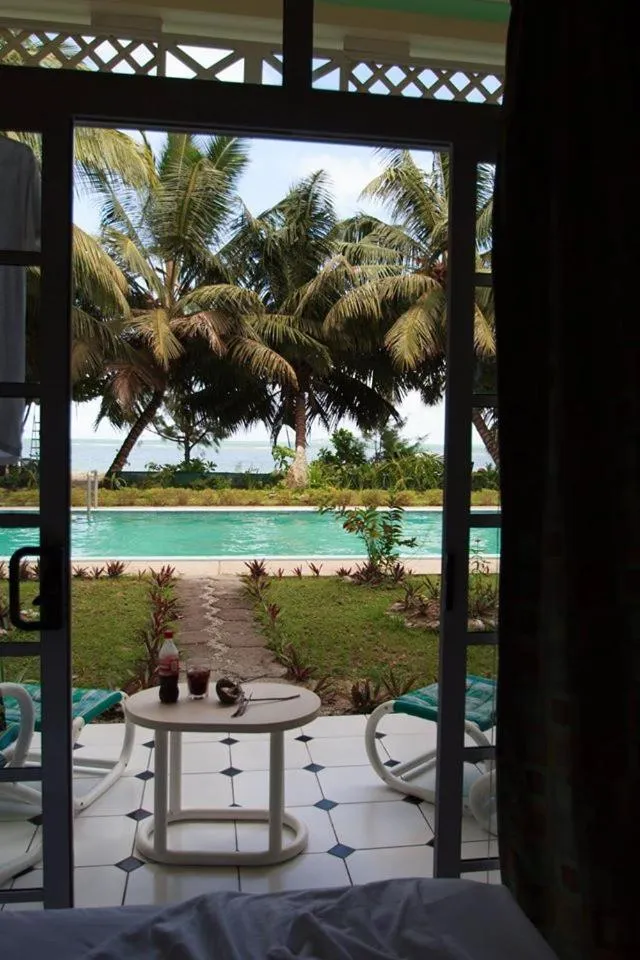 Pool view in Palm Beach Hotel