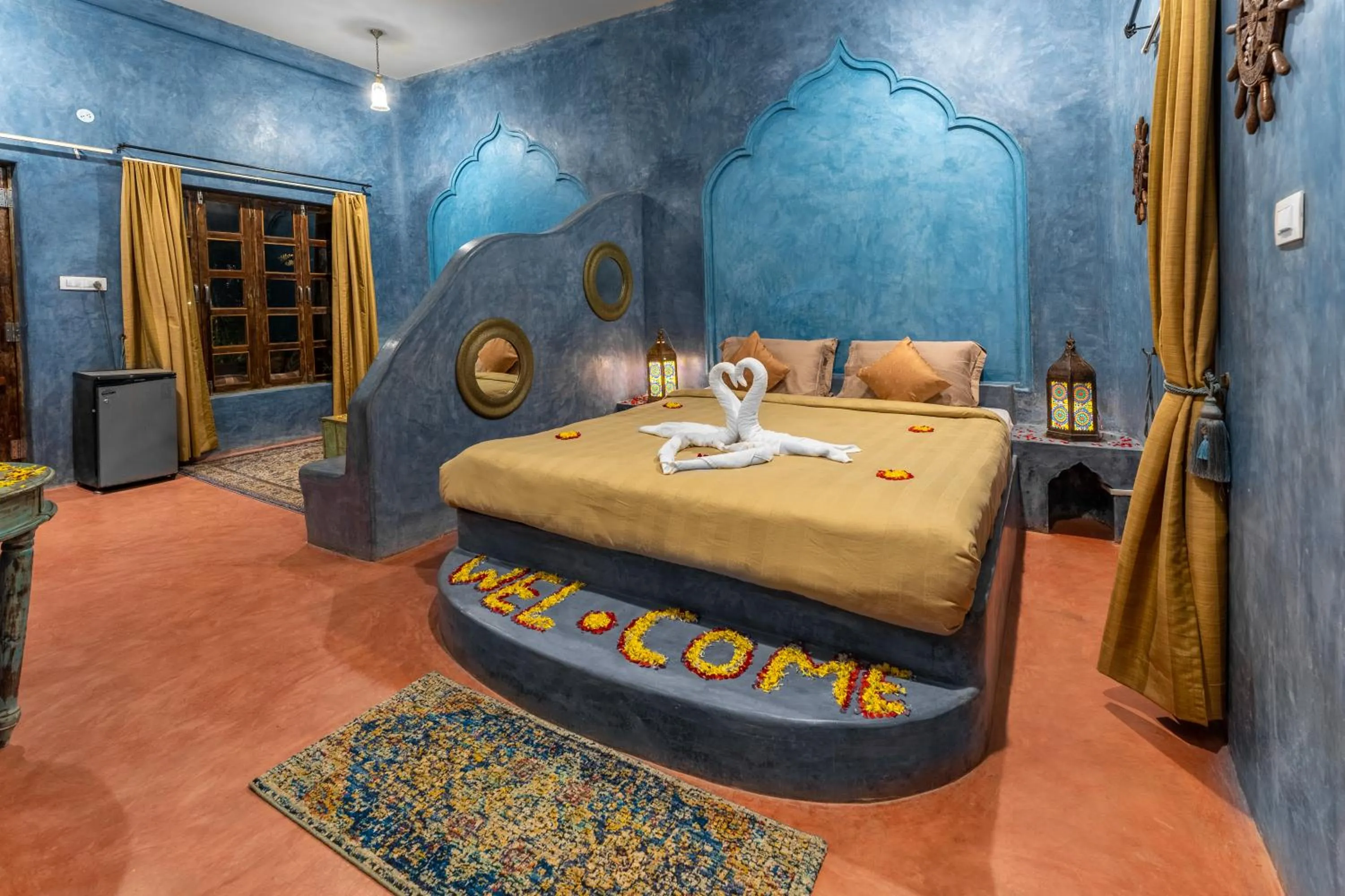 Photo of the whole room, Bed in juSTa Morjim Beach Resort Goa - 80 Steps from Morjim Beach