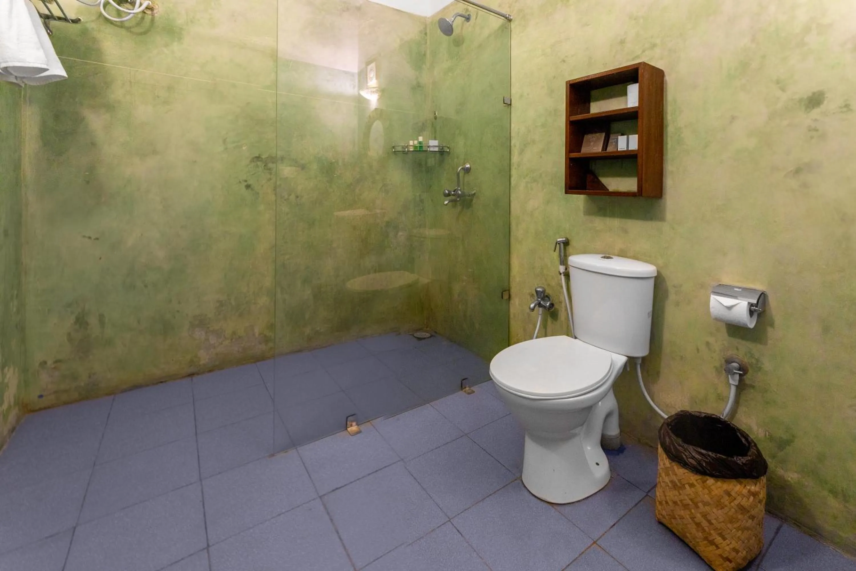 Bathroom in juSTa Morjim Beach Resort Goa - 80 Steps from Morjim Beach