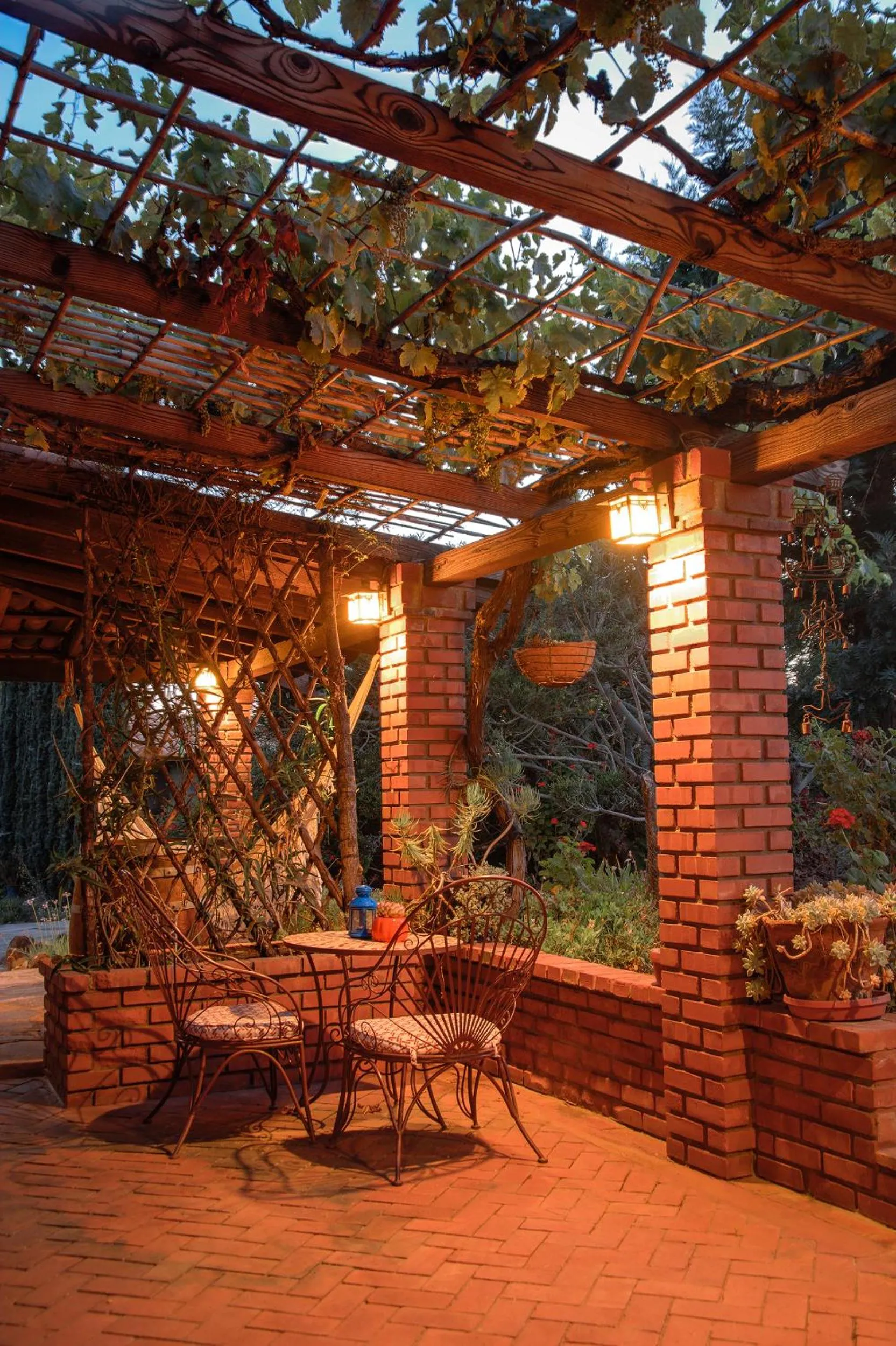 Patio in Quinta Maria en la Ruta del Vino