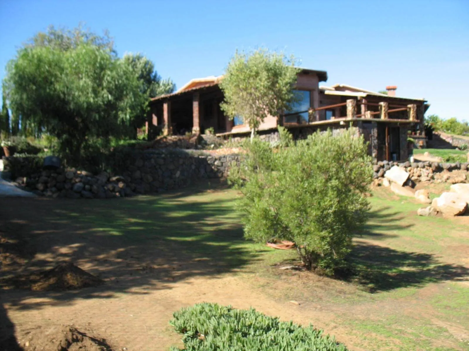 Garden view in Quinta Maria en la Ruta del Vino
