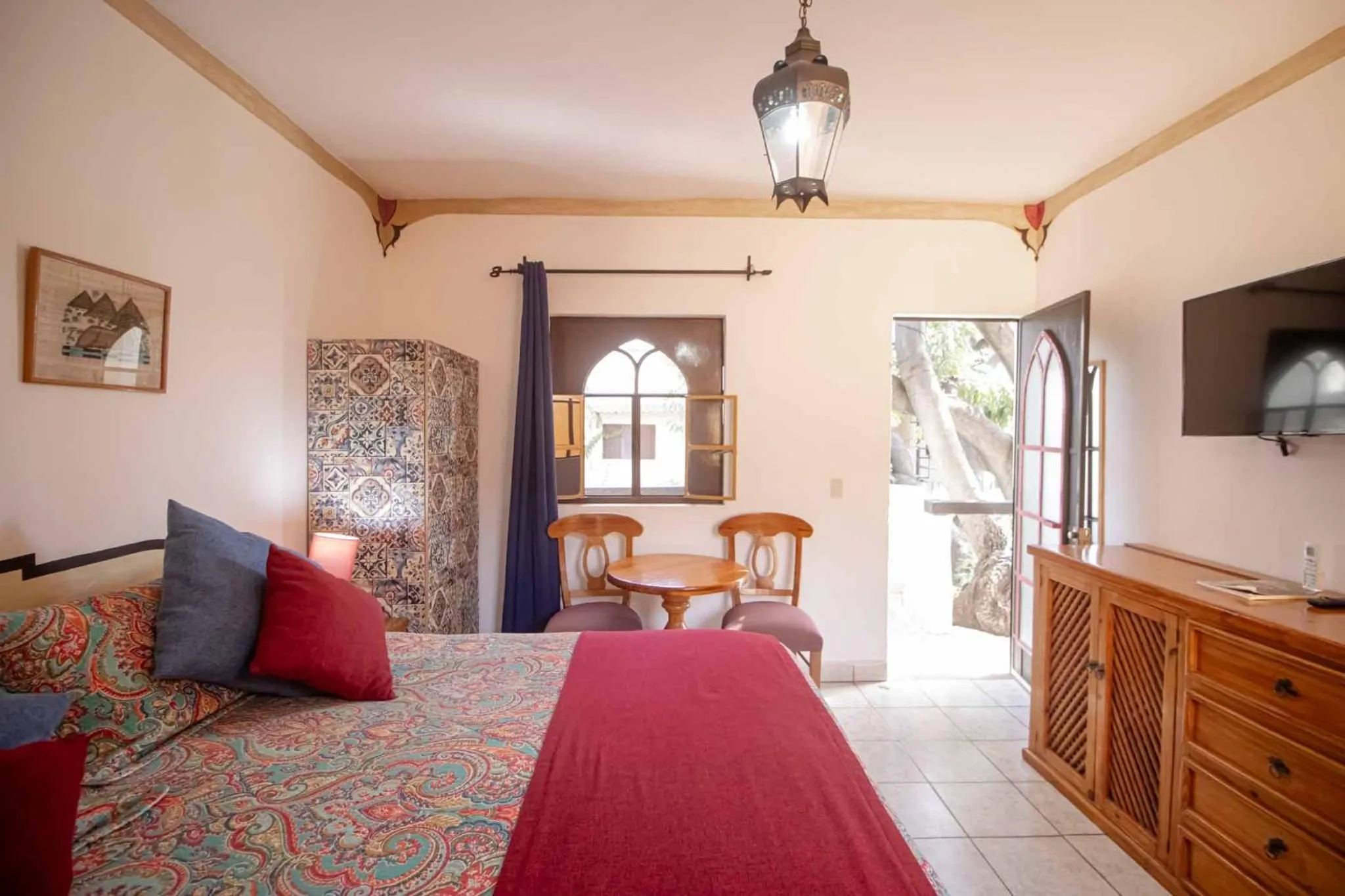 Bed in Hotel Casa Blanca