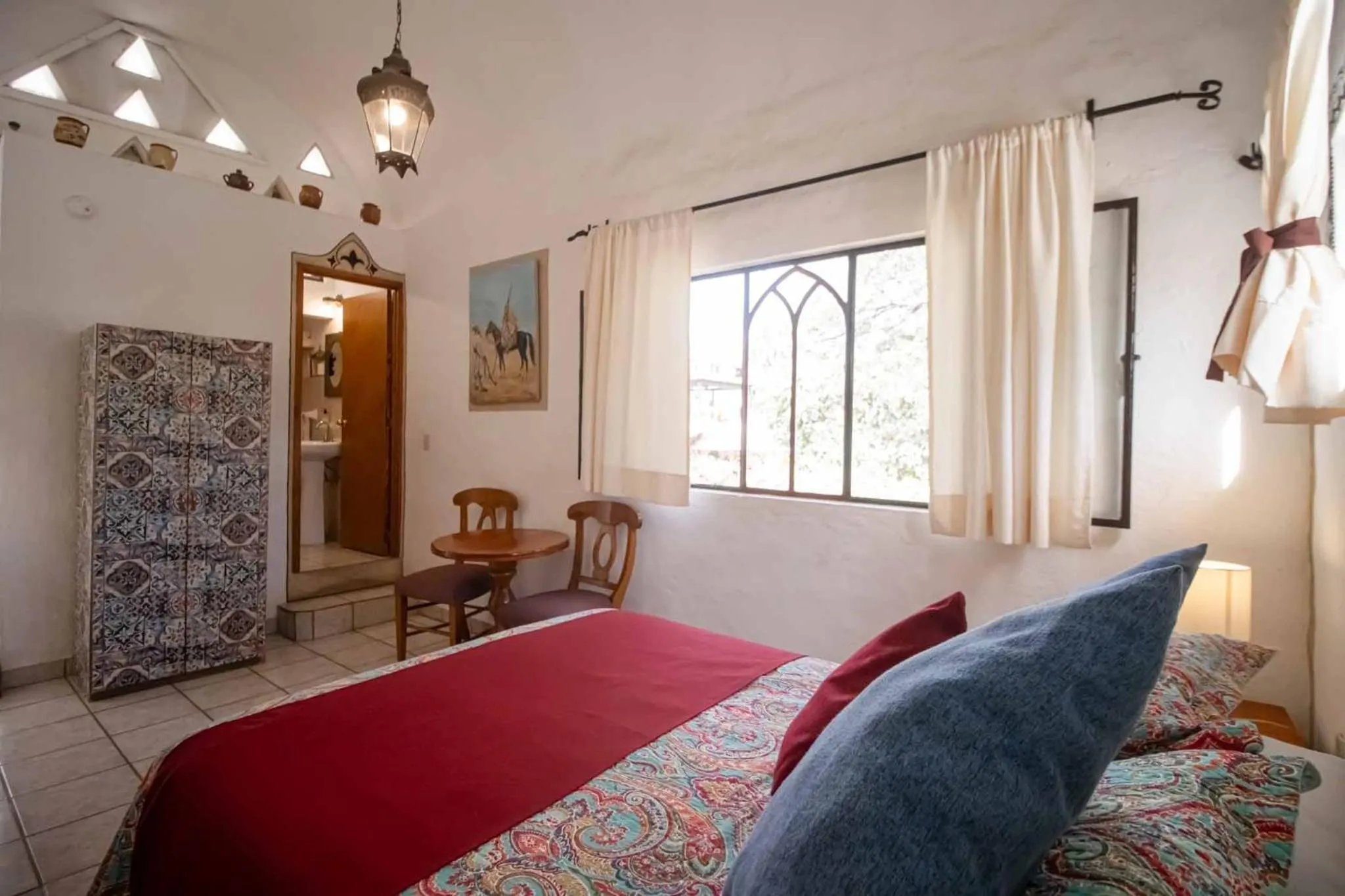 Bed in Hotel Casa Blanca