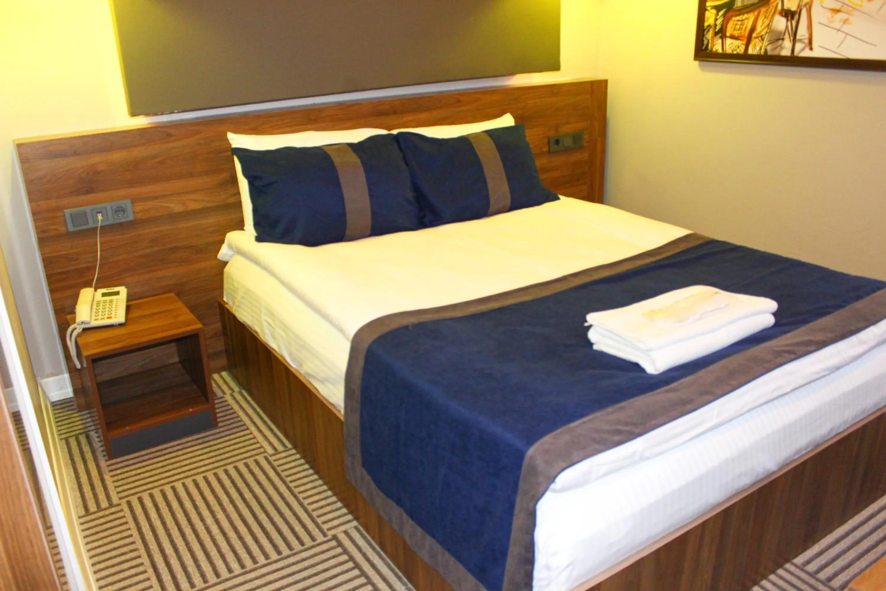 Bed in Grand Catalkaya Hotel