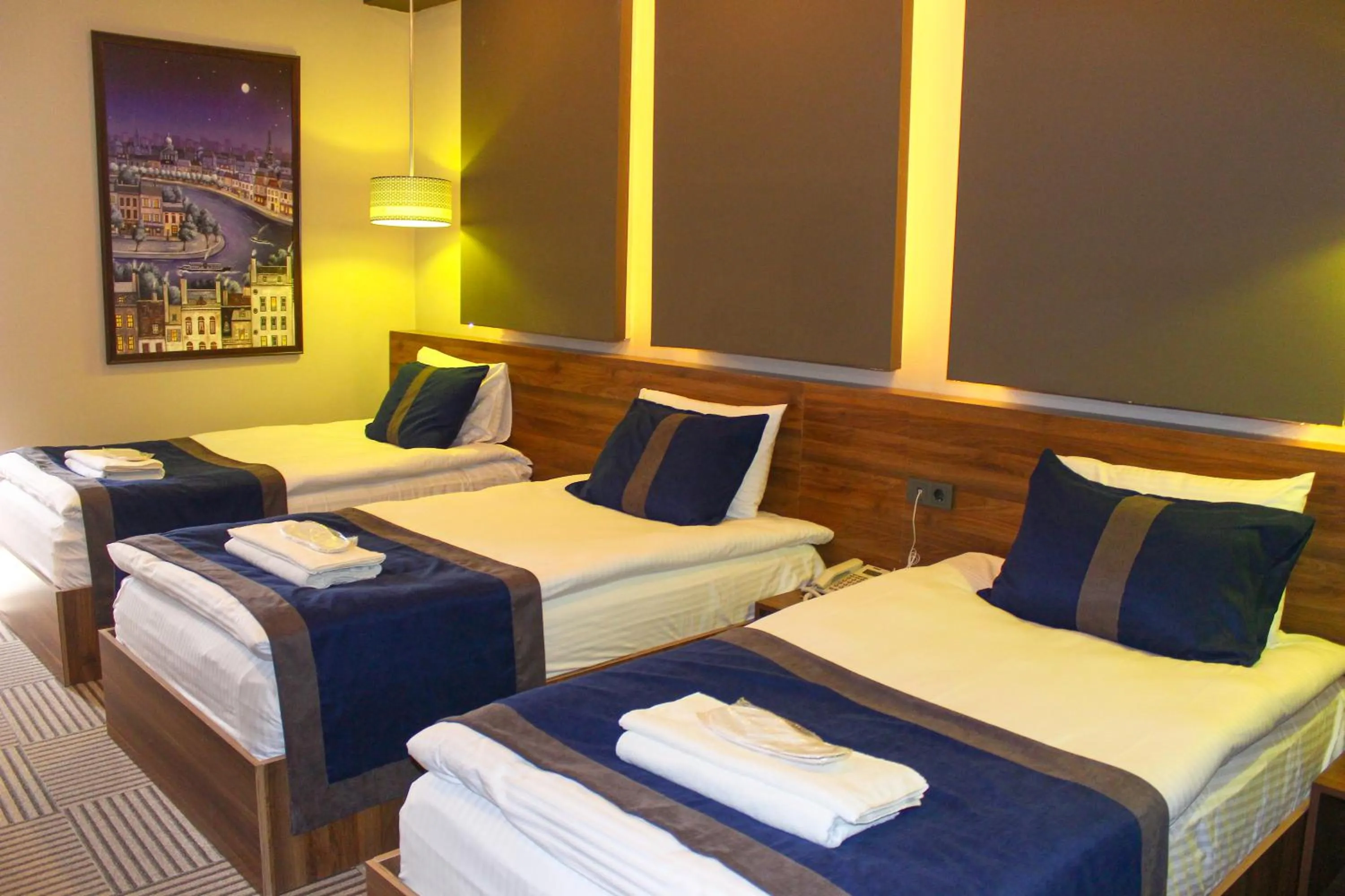 Bed in Grand Catalkaya Hotel