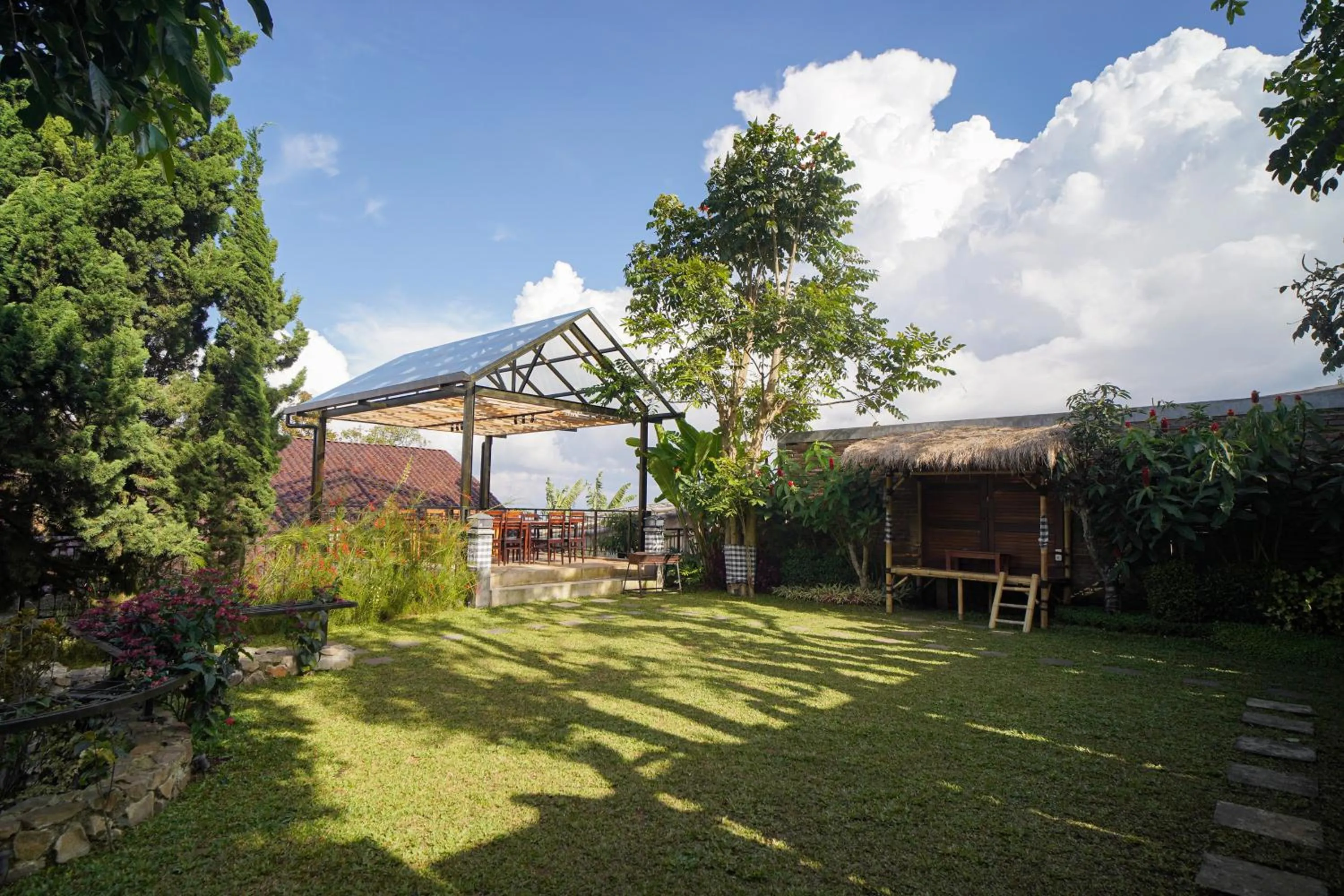 Garden in Omah Angkul Angkul Villa