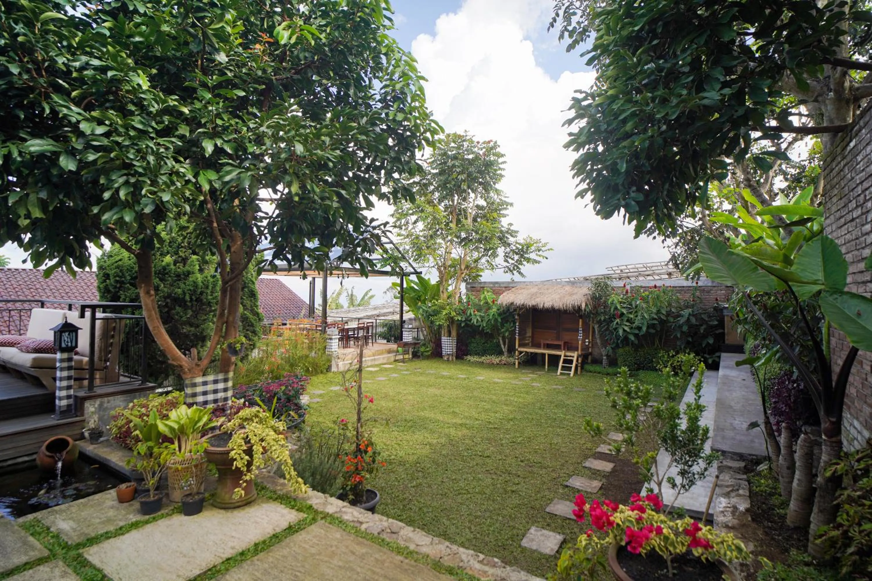 Garden in Omah Angkul Angkul Villa