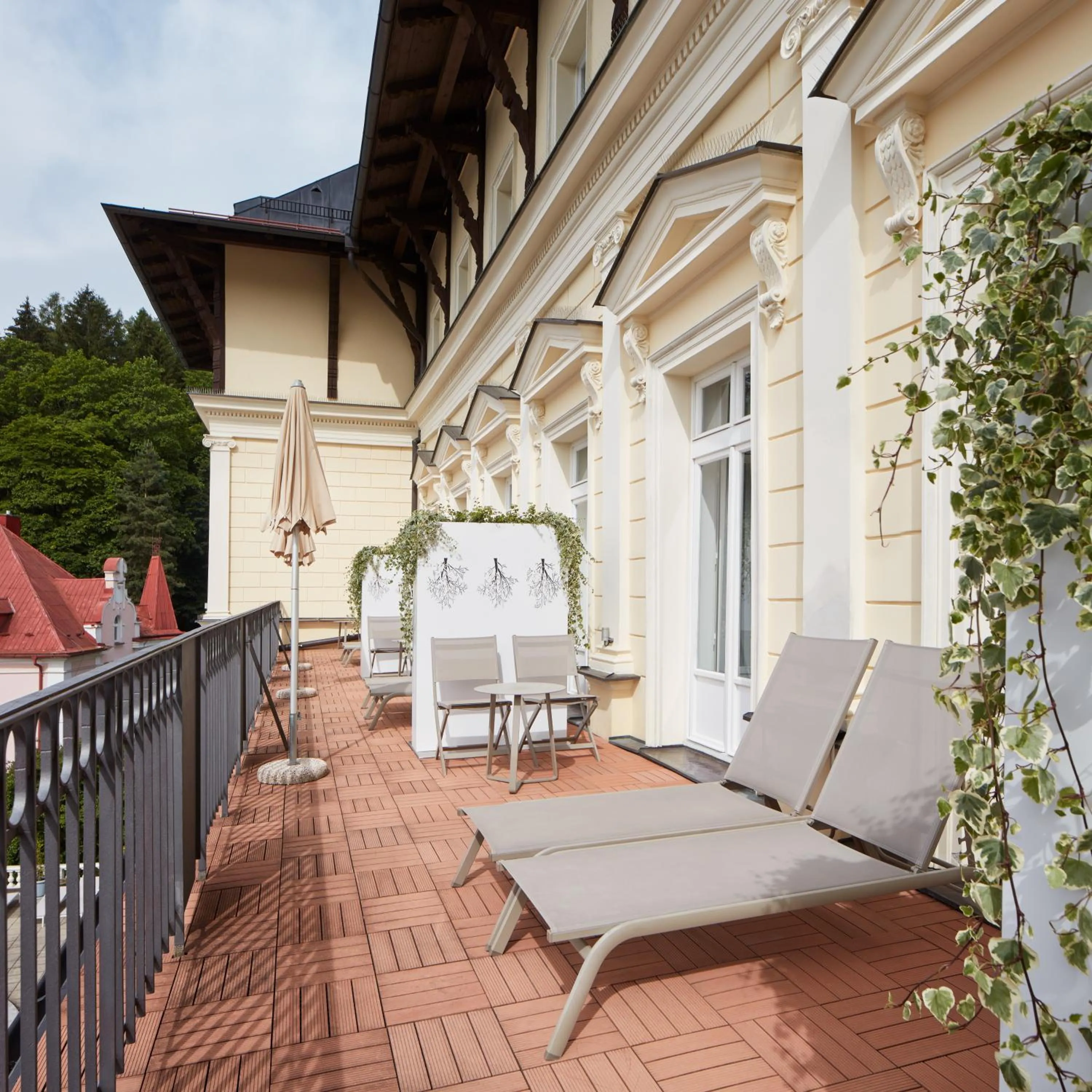 Balcony/Terrace in Falkensteiner Spa Resort Marianske Lazne