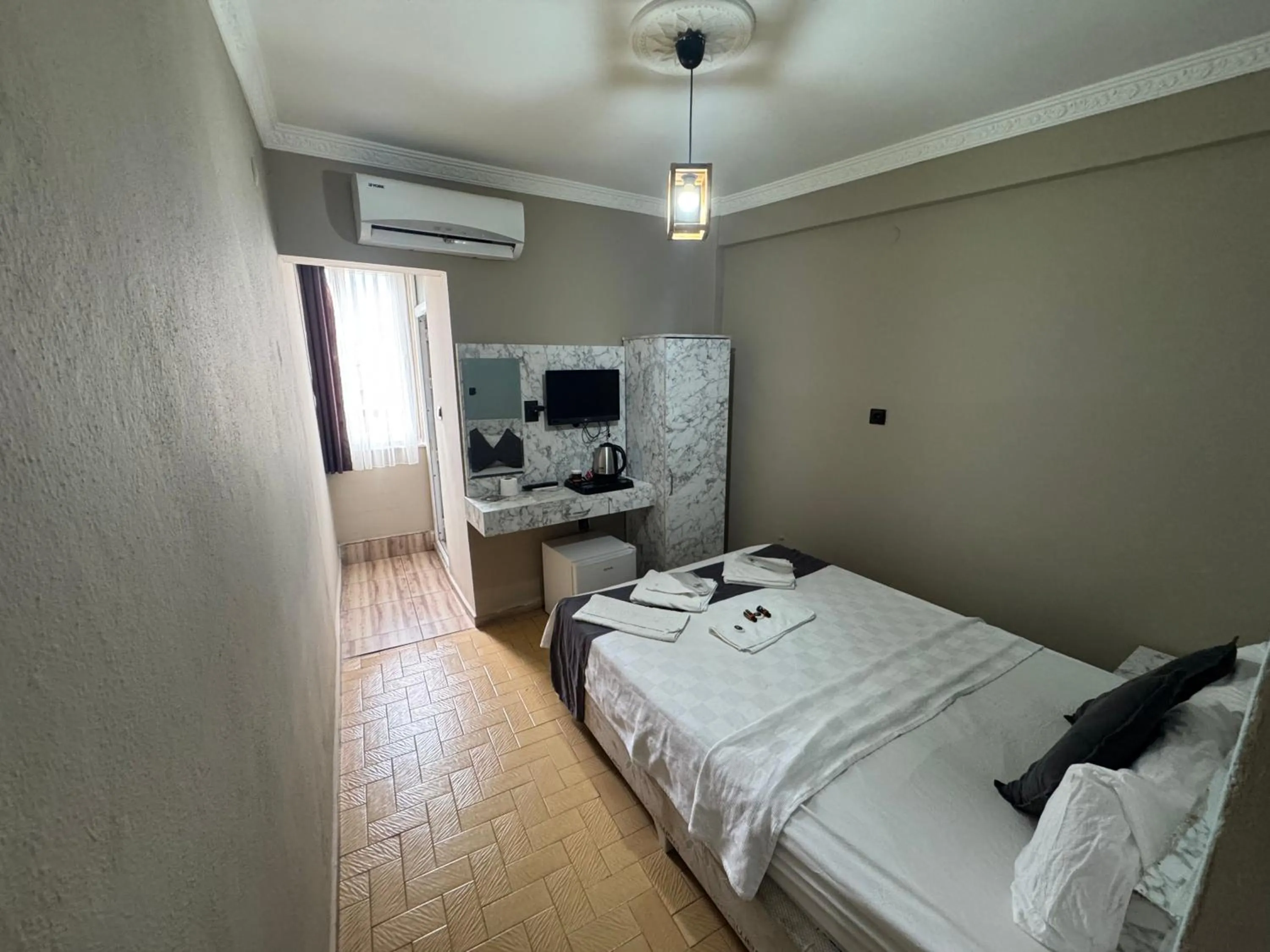 Bed in ERSOY EGE APART OTEL