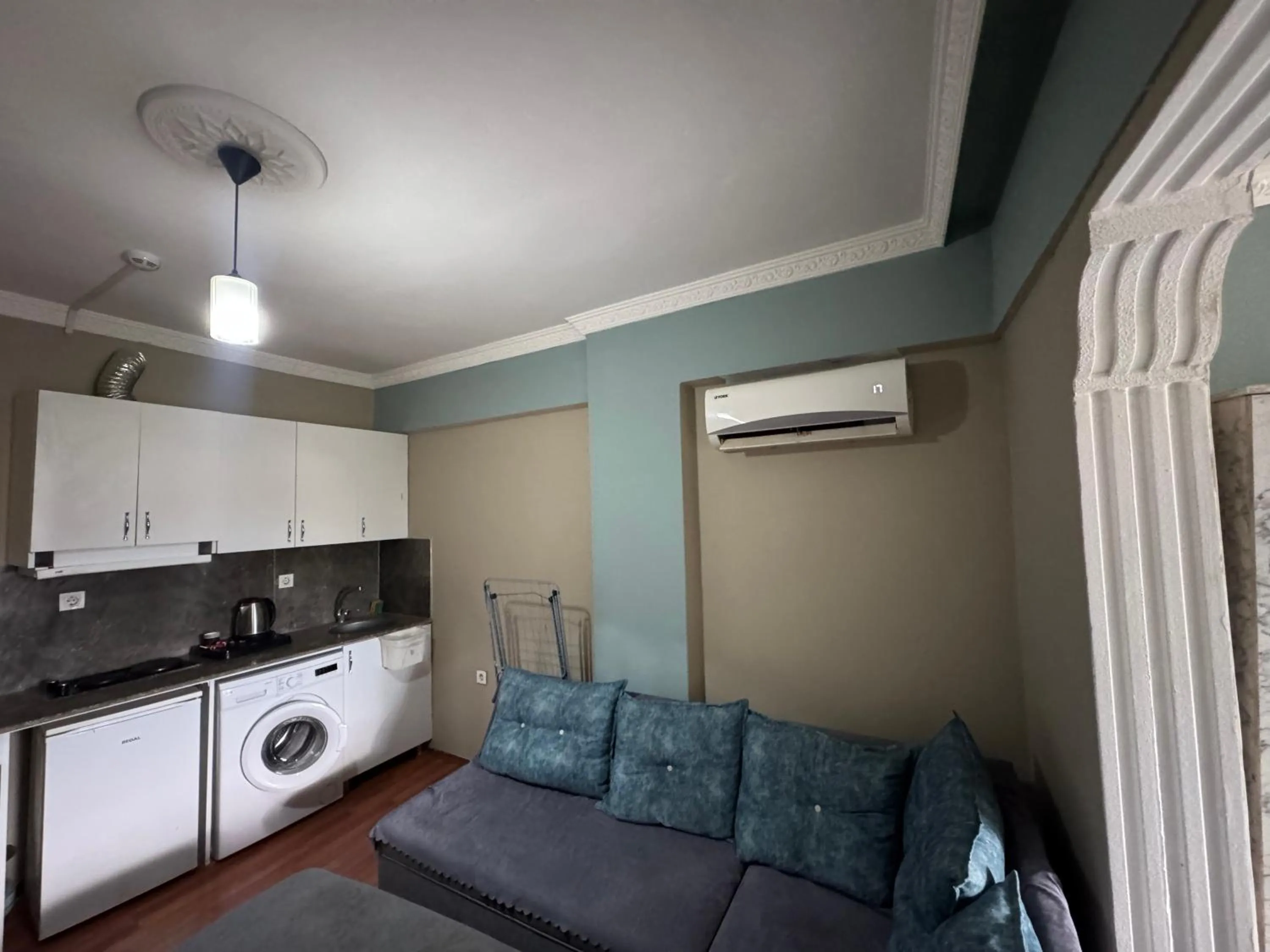 Kitchen or kitchenette in ERSOY EGE APART OTEL