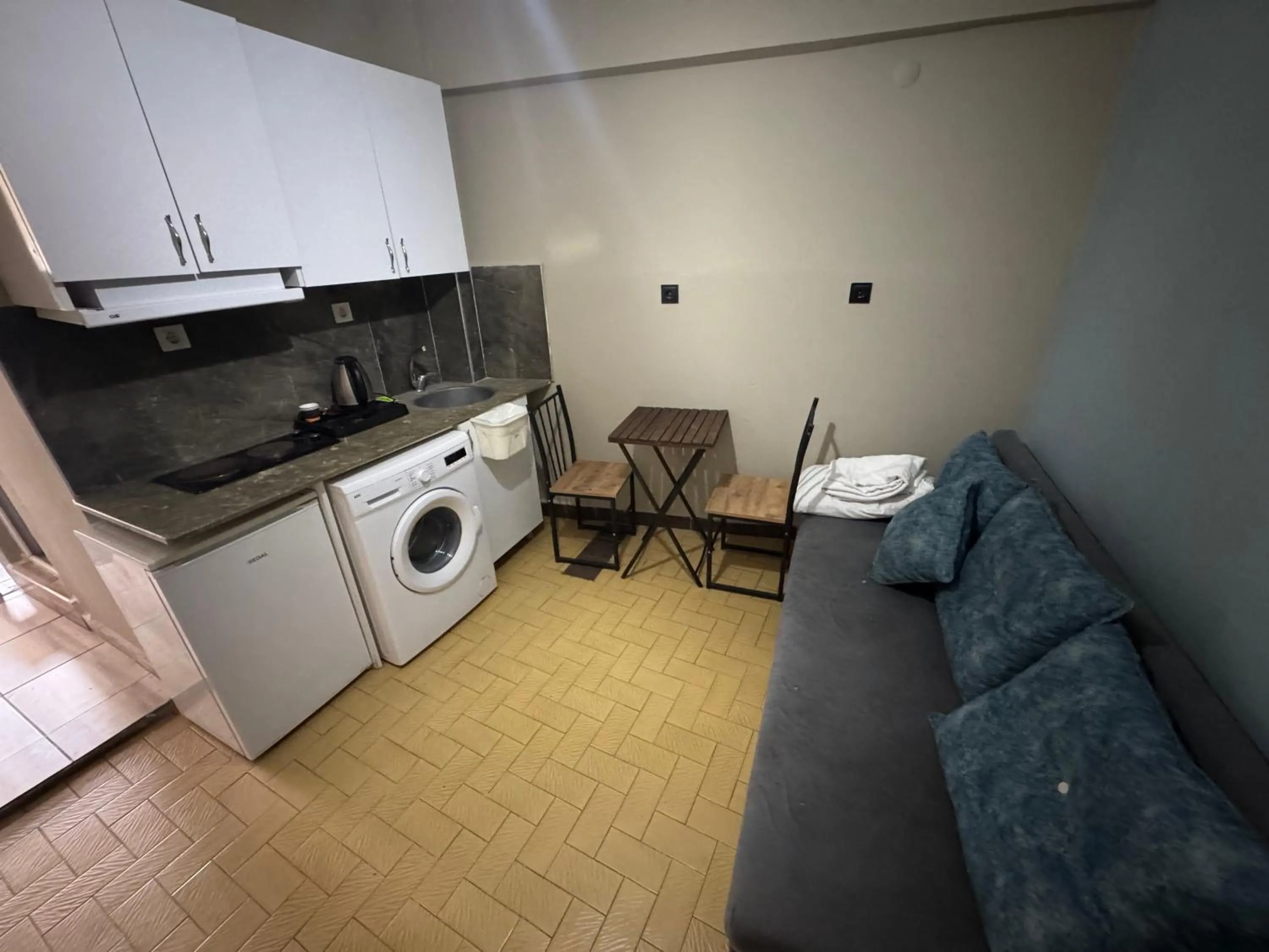 Kitchen or kitchenette in ERSOY EGE APART OTEL