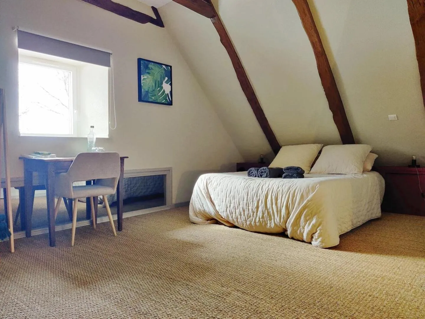 Bedroom, Bed in Maison d'Hôtes La Grange