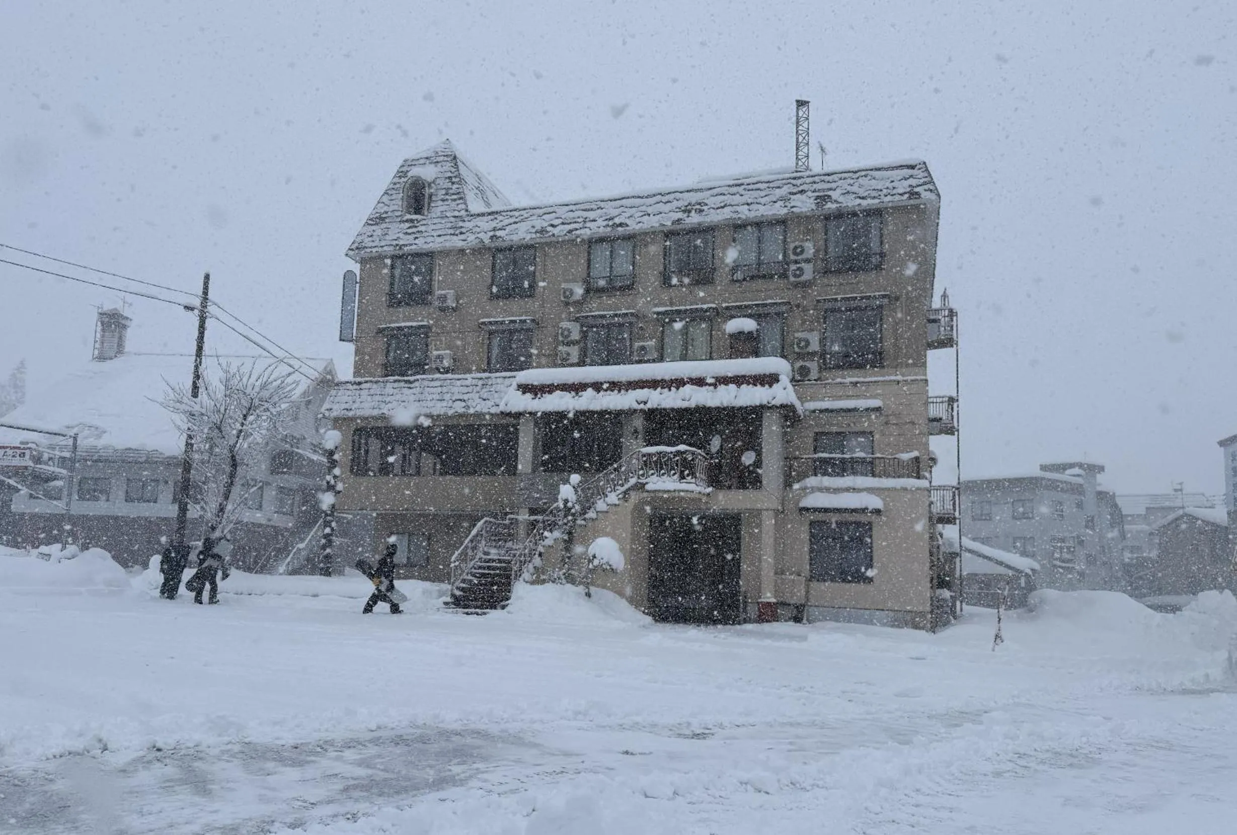 Property building in Yuzawa Hotel New Fukudaya-ski in ski out